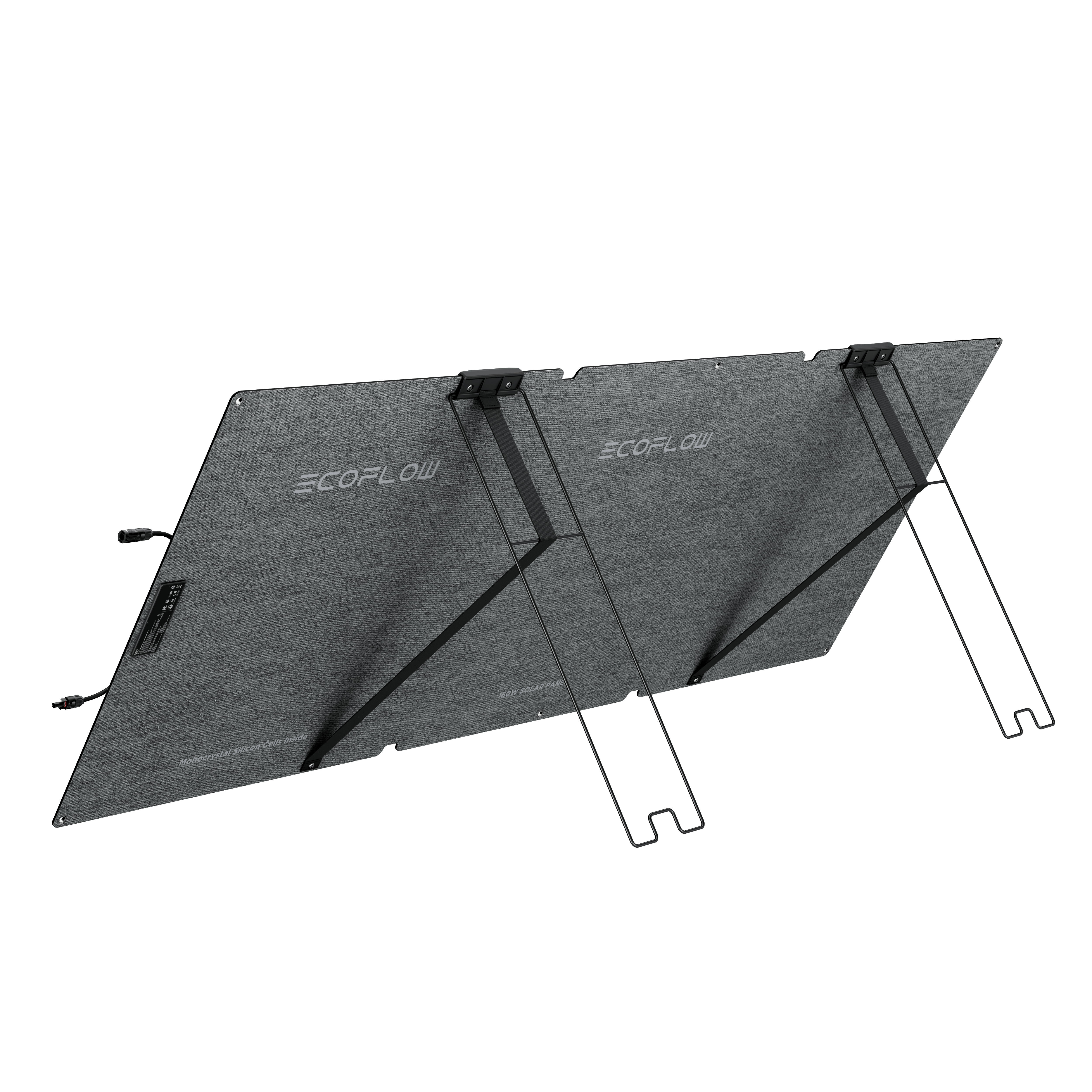 EcoFlow 160W Portable Solar Panel 2 Pack - High Efficiency Foldable Solar Charger for Camping, RV, Off-Grid Power & Emergency Backup