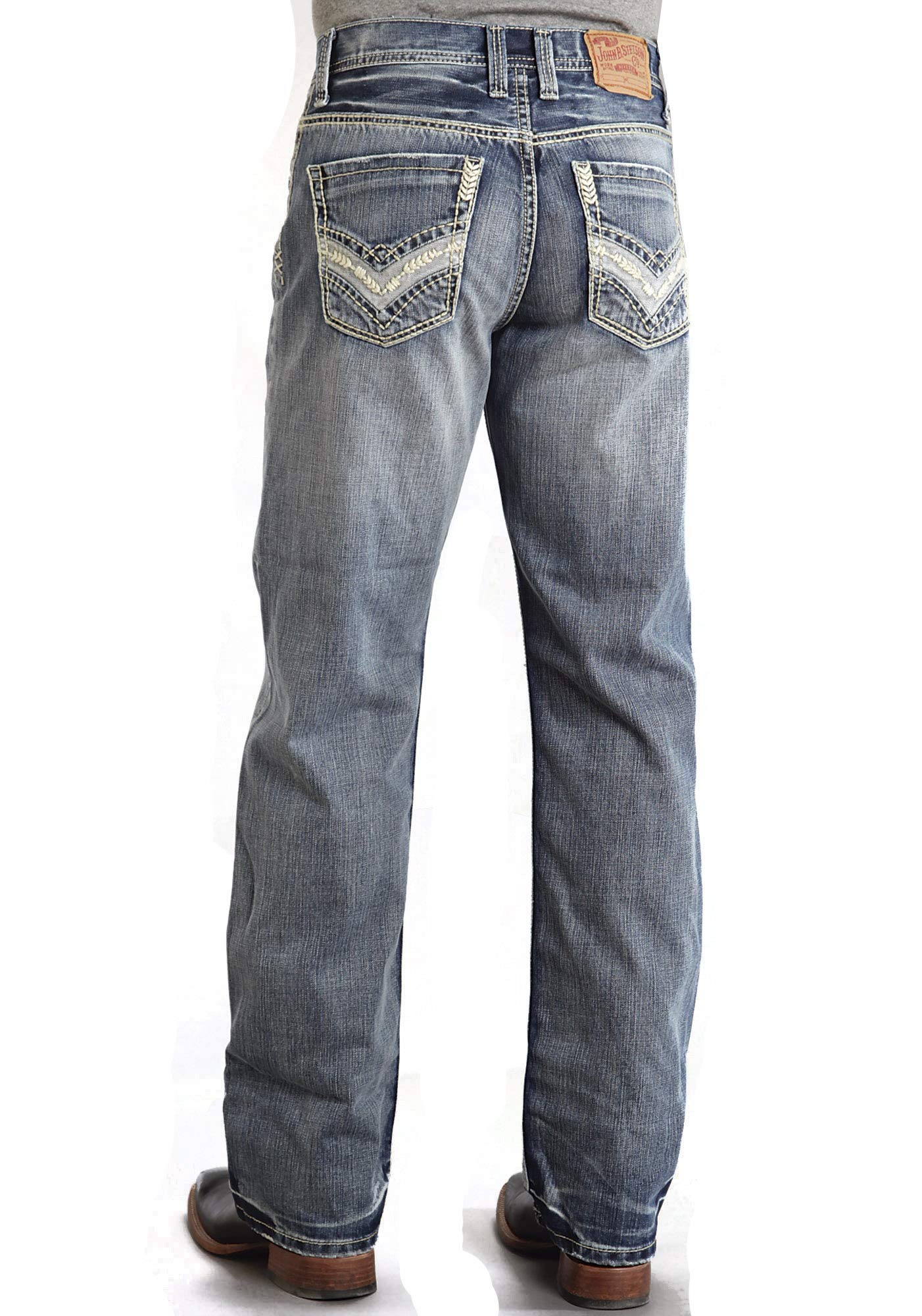 Stetson Men's Jean - Classic Denim Jeans for Men | Durable & Comfortable Fit | Perfect for Casual Wear, Work & Outdoor Activities