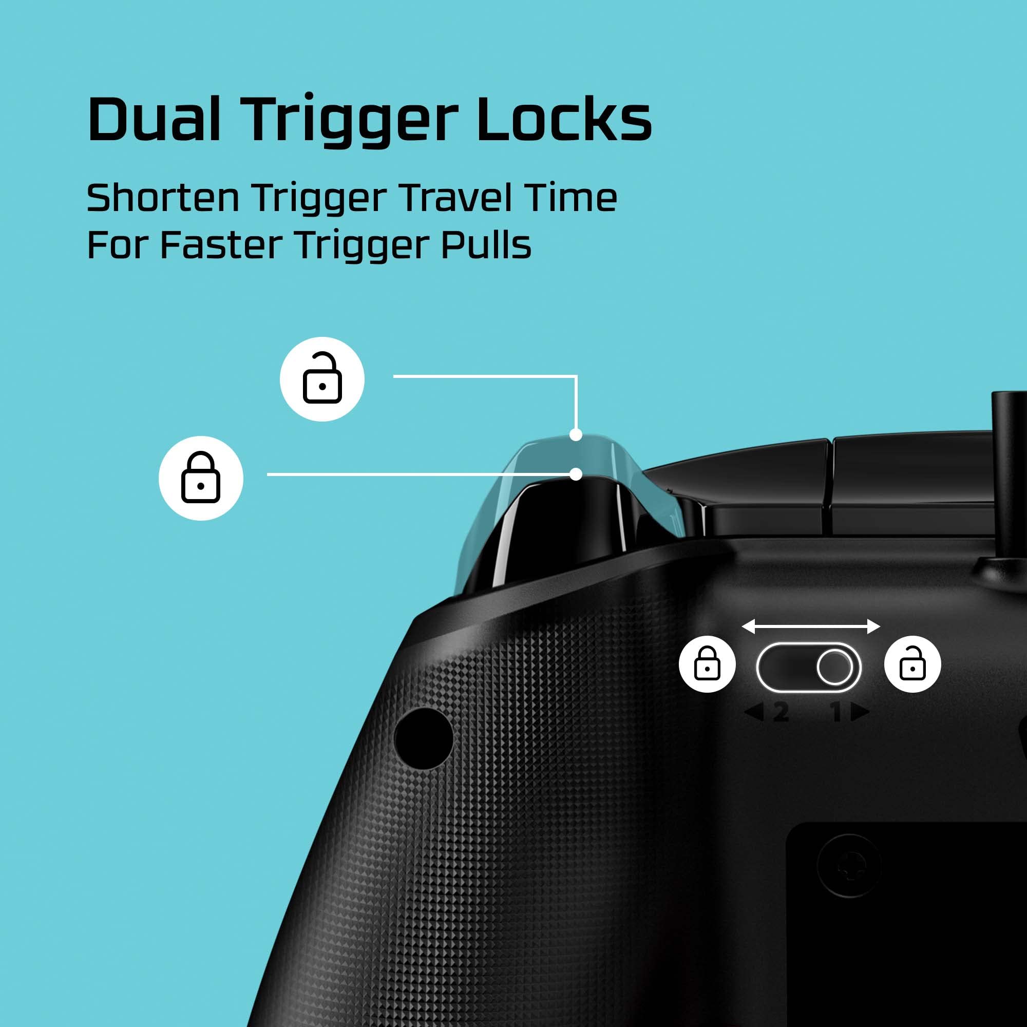 HyperX Clutch Gladiate Wired Gaming Controller - Officially Licensed for Xbox One, Xbox Series X|S & PC | Dual Trigger Locks, Programmable Buttons, Dual Rumble Motors | Perfect for FPS, Racing & Action Games