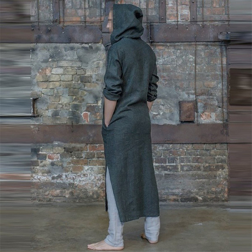 Halloween Medieval Long Sleeve Costume for Adults - Gothic Renaissance Dress for Cosplay, LARP & Halloween Parties