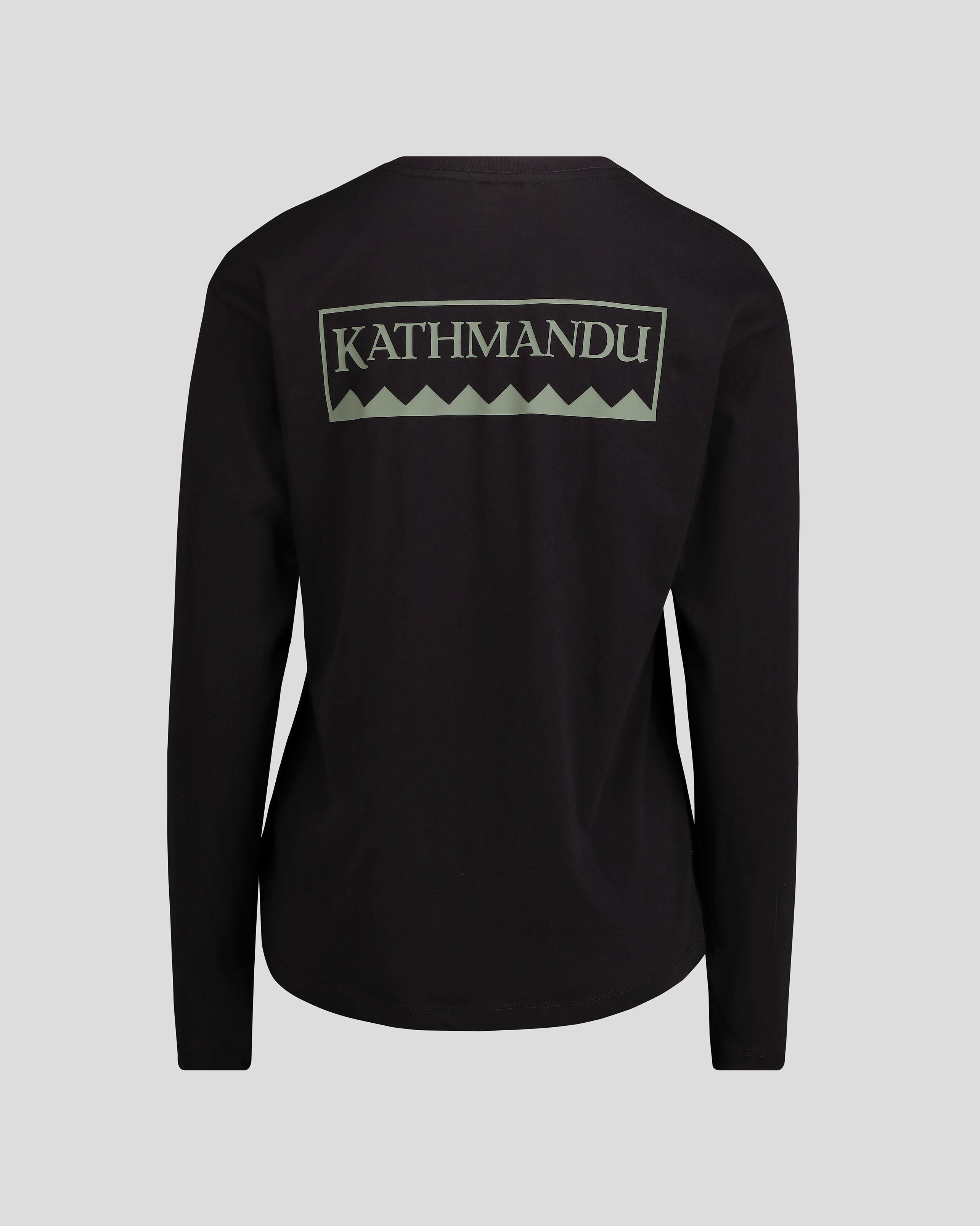 Heritage Organic Cotton Women's Long Sleeve T-Shirt - Soft & Comfortable Black Top for Casual Wear & Layering