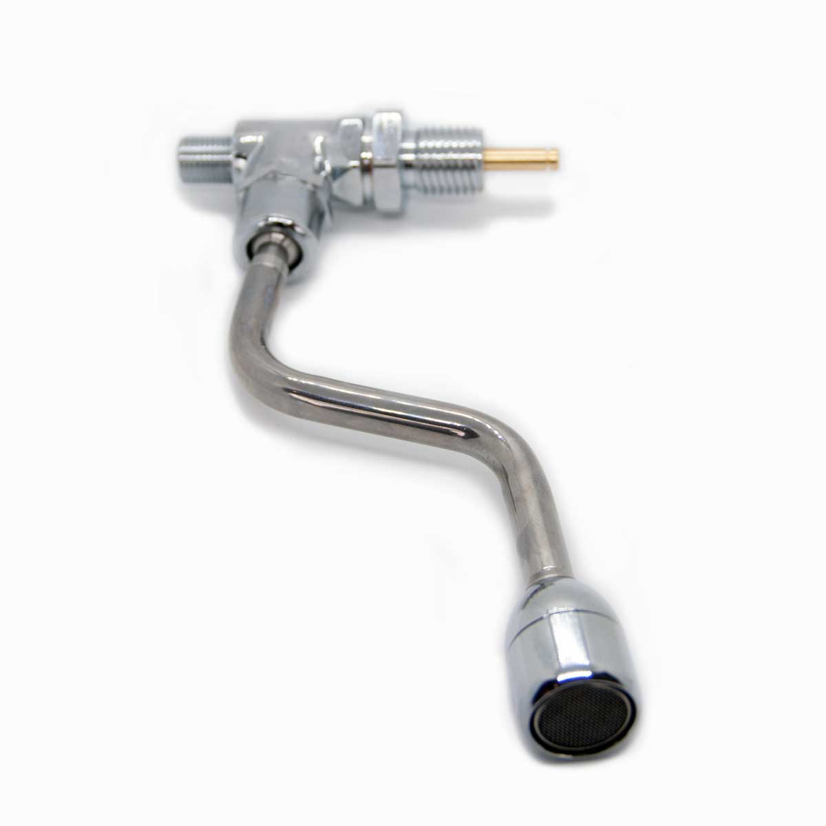 High-Quality Non-Compression Hot Water Valve for Faucets - Durable Brass Construction, Leak-Proof Design for Kitchen, Bathroom & Laundry Room Plumbing
