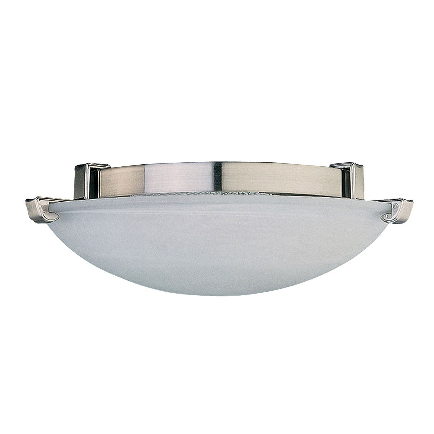 Concord Fans Stainless Steel 1 Light 150W Halogen Ceiling Fan Light Kit - Modern Lighting Fixture for Bedroom, Living Room & Kitchen
