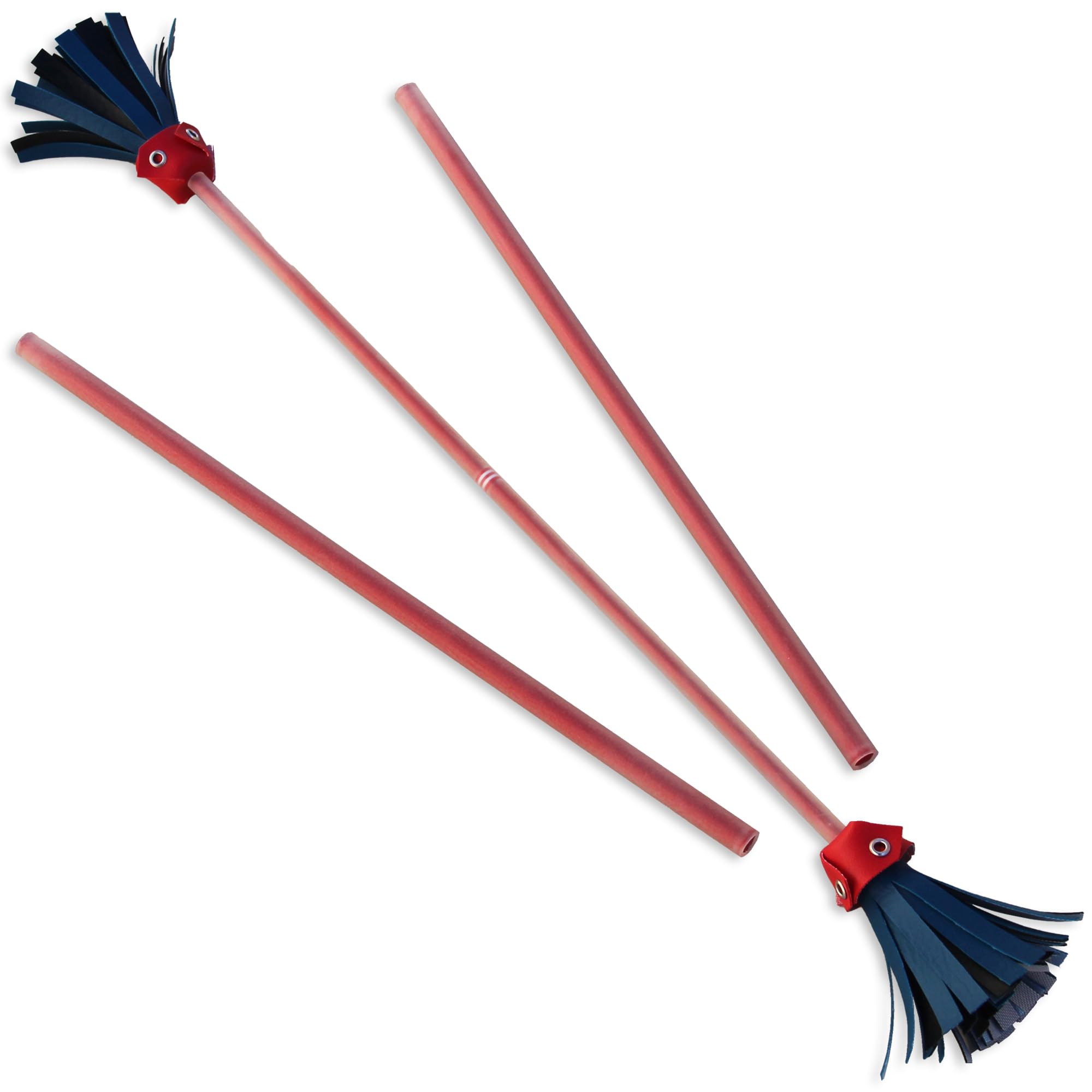 Red Jolly JRS Beginner Juggling Flower Sticks - Easy to Learn Juggling Toys for Kids & Adults - Perfect for Circus Training, Party Entertainment & Stress Relief