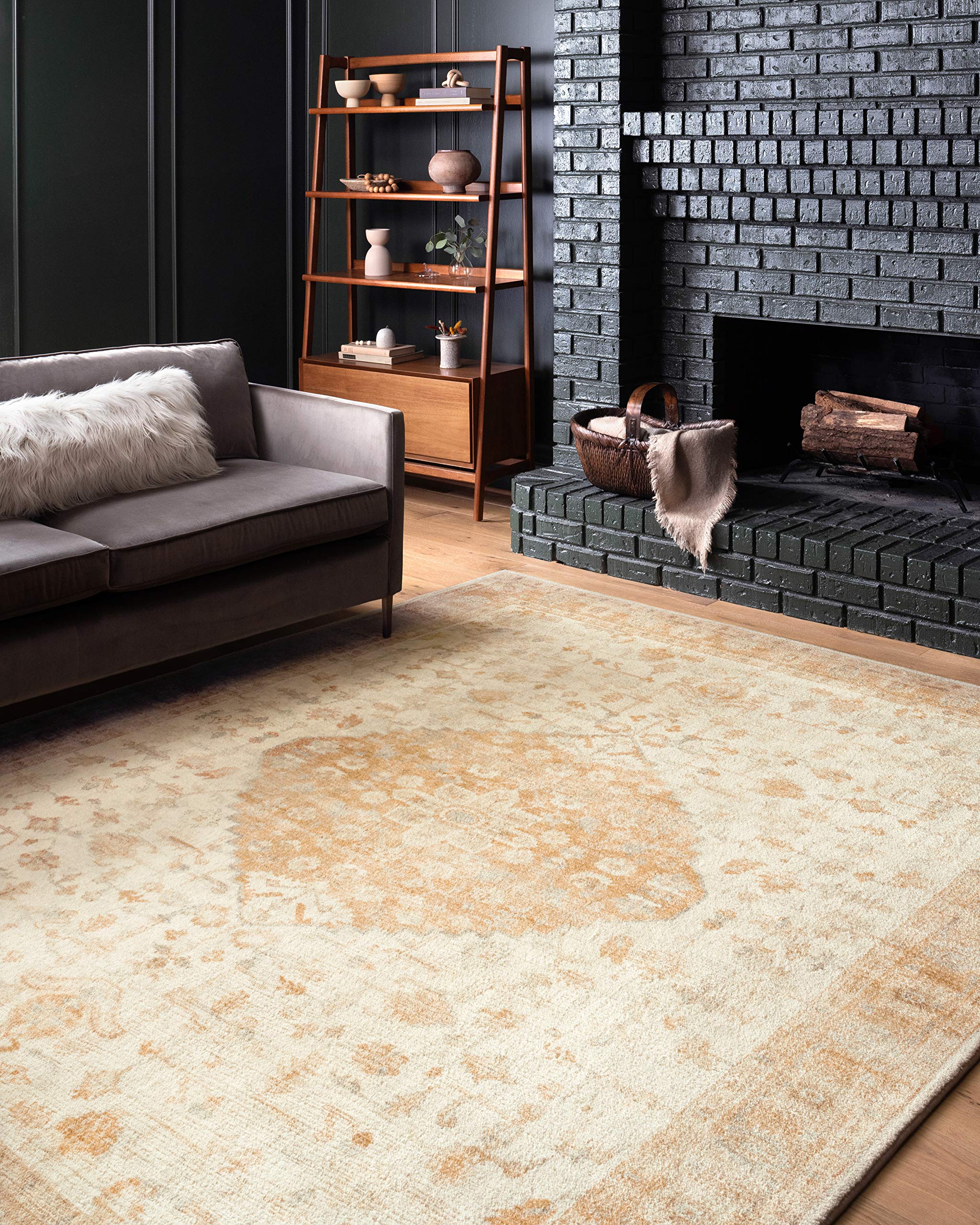 Loloi II Rosette Ivory/Terracotta 2'2