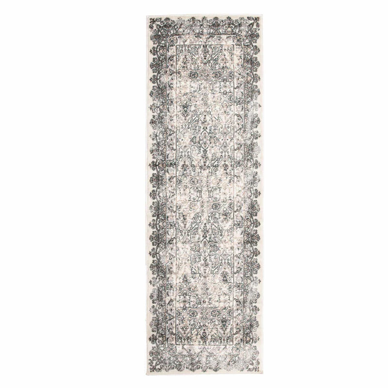 Myel Classic Medallion Indoor Area Rug - Non-Slip Traditional Persian Design Runner Rug for Living Room, Bedroom & Hallway