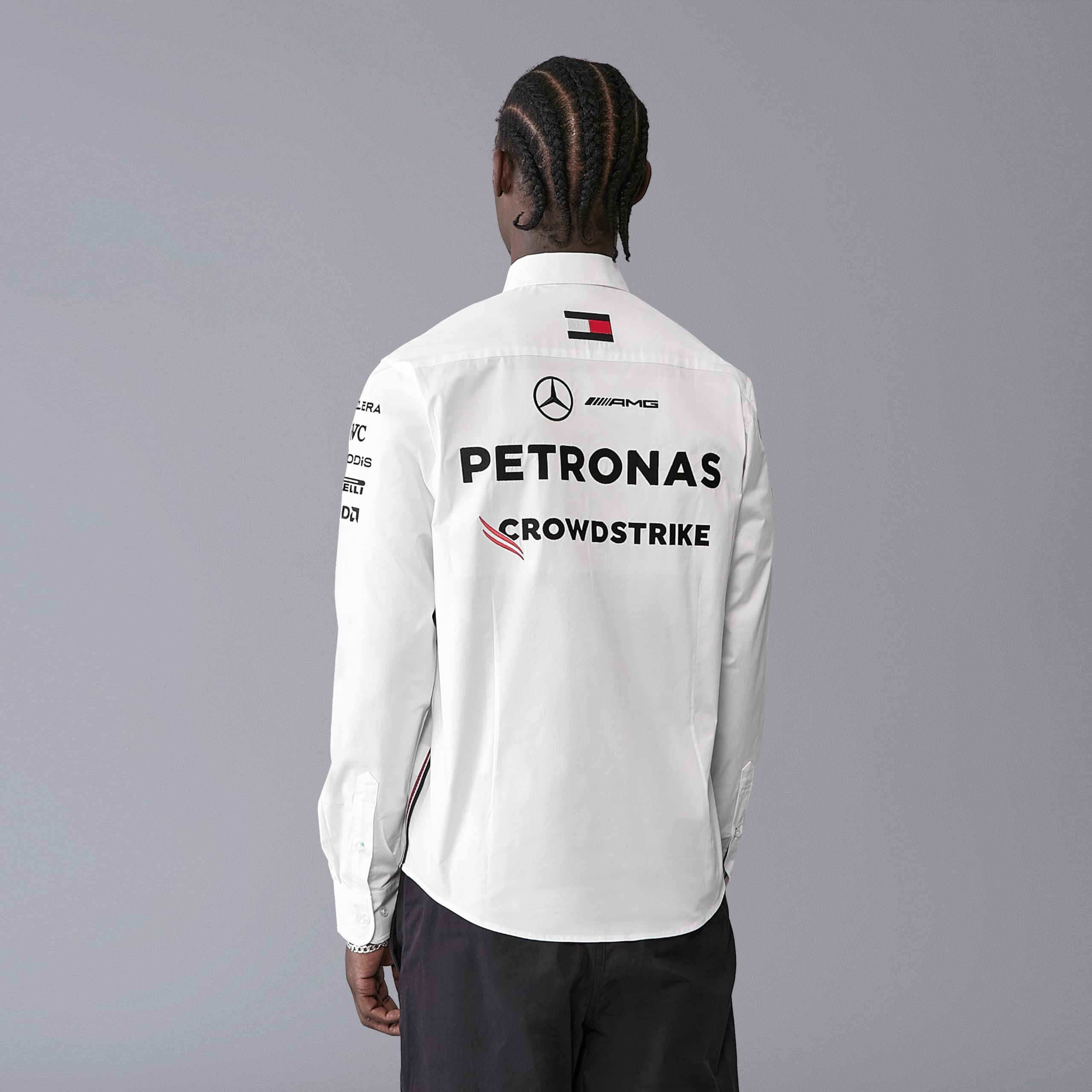 2024 Mercedes AMG Petronas F1 Team Men's Polo Shirt - Official Formula 1 Racing Apparel for Fans & Enthusiasts - Perfect for Race Day, Sports Events & Casual Wear
