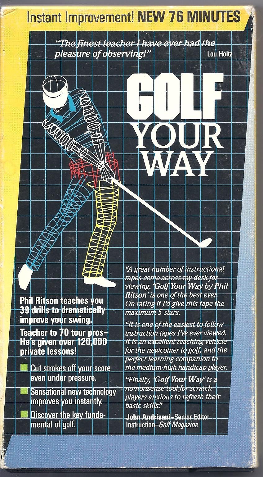 Phil Ritson Golf Training Guide - Improve Your Swing & Lower Scores | Perfect for Beginners & Pros | Golf Course & Driving Range Practice