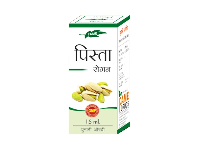 Rogan Pista Oil 15 ML - 100% Pure Herbal Pistachio Oil for Hair Growth & Skin Care - Perfect for Aromatherapy, Massage & Natural Beauty Treatments
