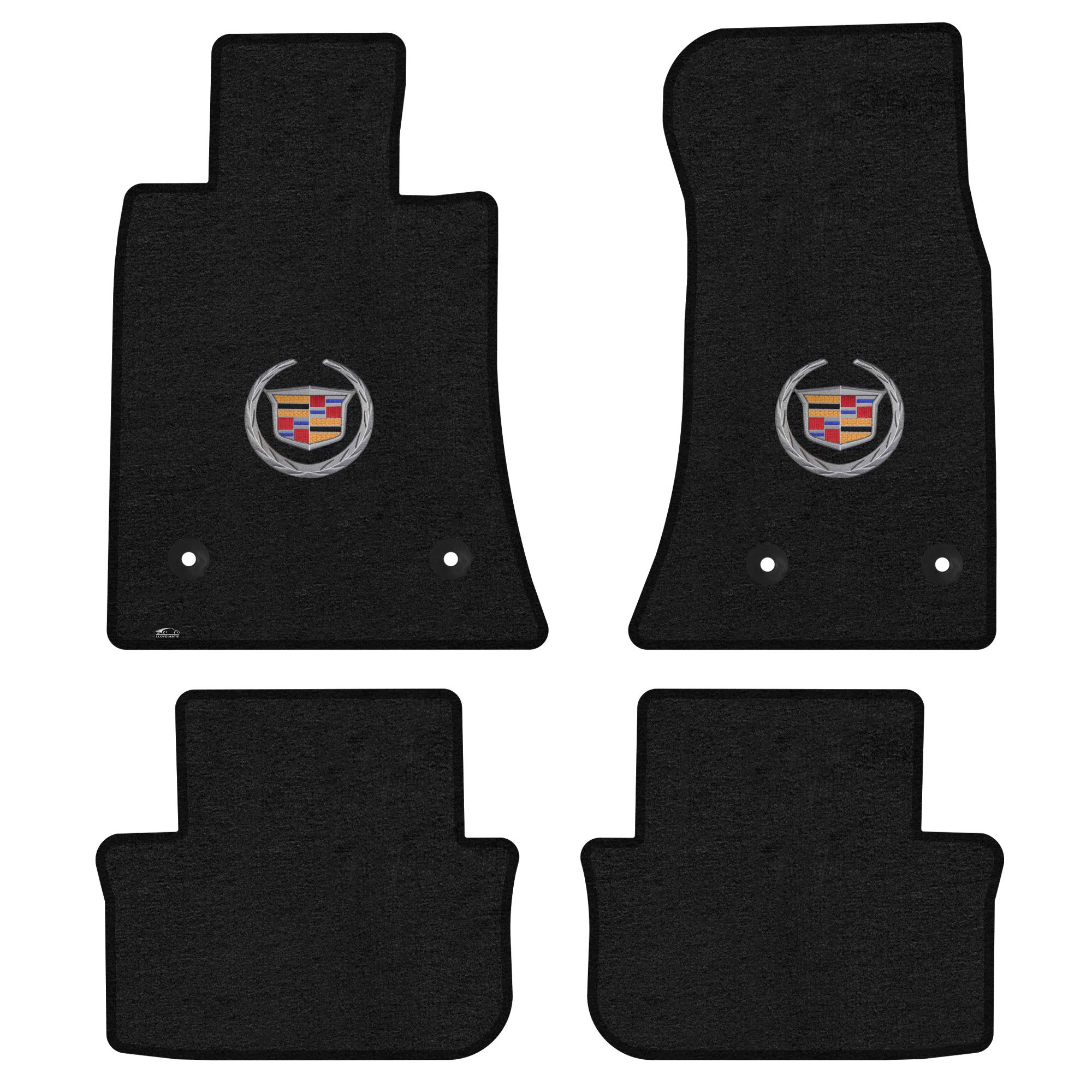 Premium Custom-Fit Carpet Floor Mats for Cadillac ATS Coupe/Sedan (2013-2016) - Charcoal 4-Piece Set (Front & Rear) | All-Weather Protection & Luxury Interior Upgrade