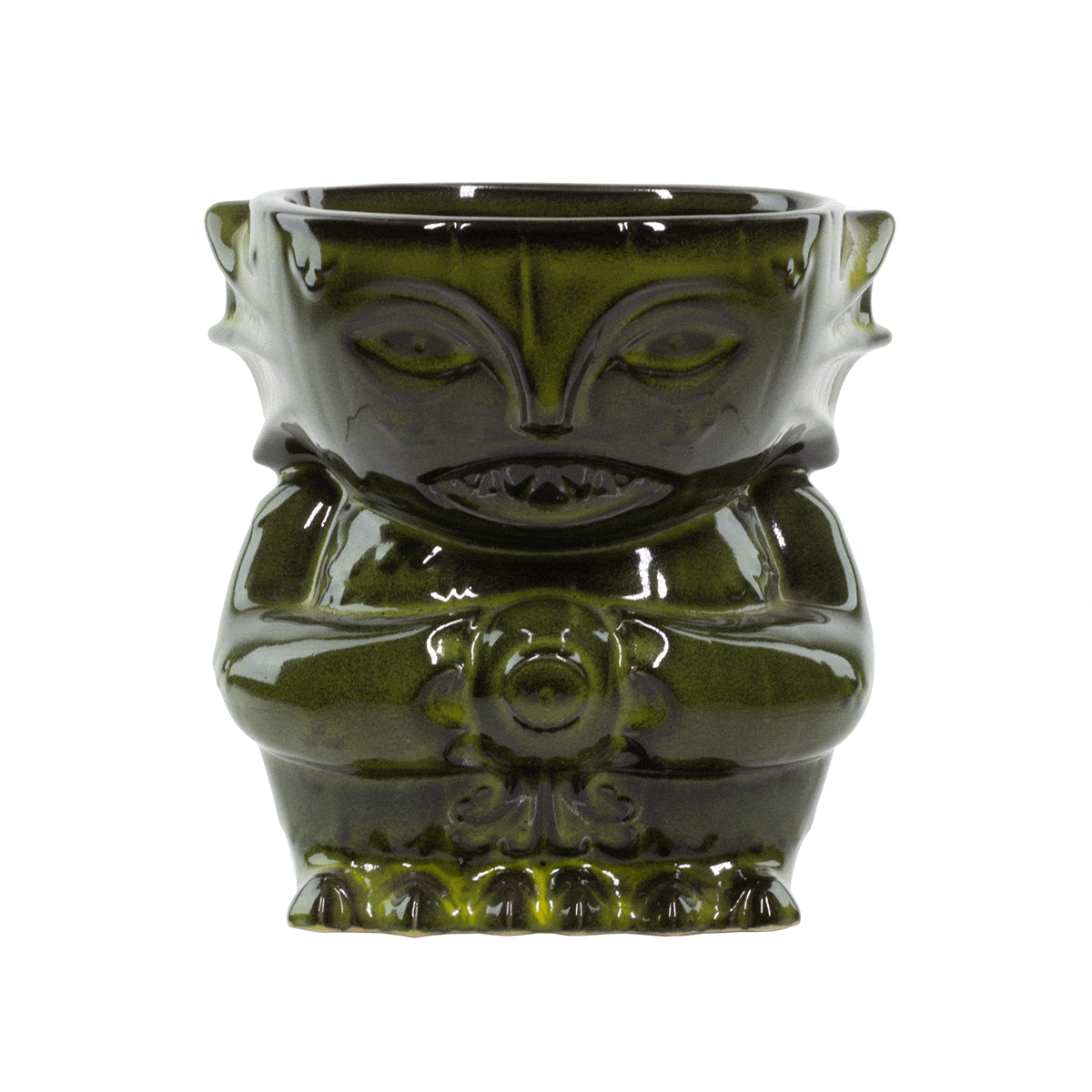 Innsmouth Creep Designer Series Tiki Mug - Lurking Fear (Green) | Horror-Themed Collectible Cup for Halloween Parties, Themed Bars & Home Decor