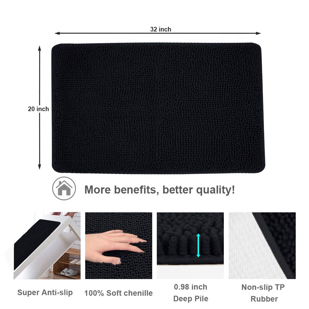 Premium Soft Microfiber Bathroom Rugs - 20