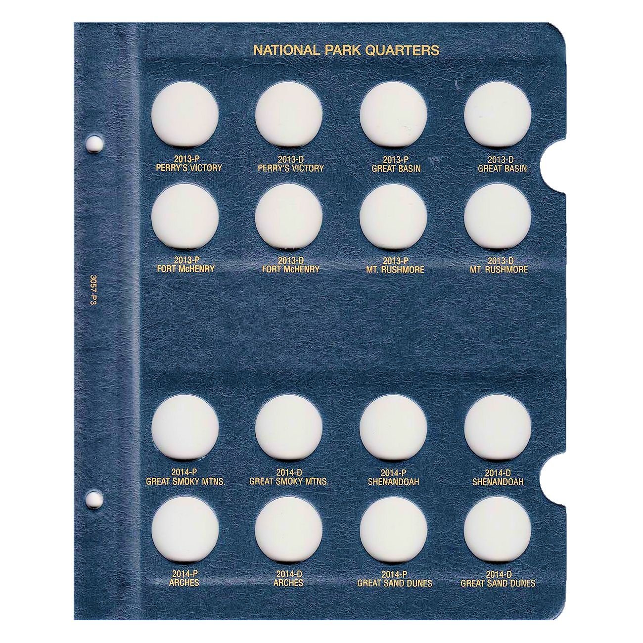 Whitman US National Park Quarters Album 2010-2021 Complete Collection with P & D Mints - Perfect for Coin Collectors, Investors & History Enthusiasts