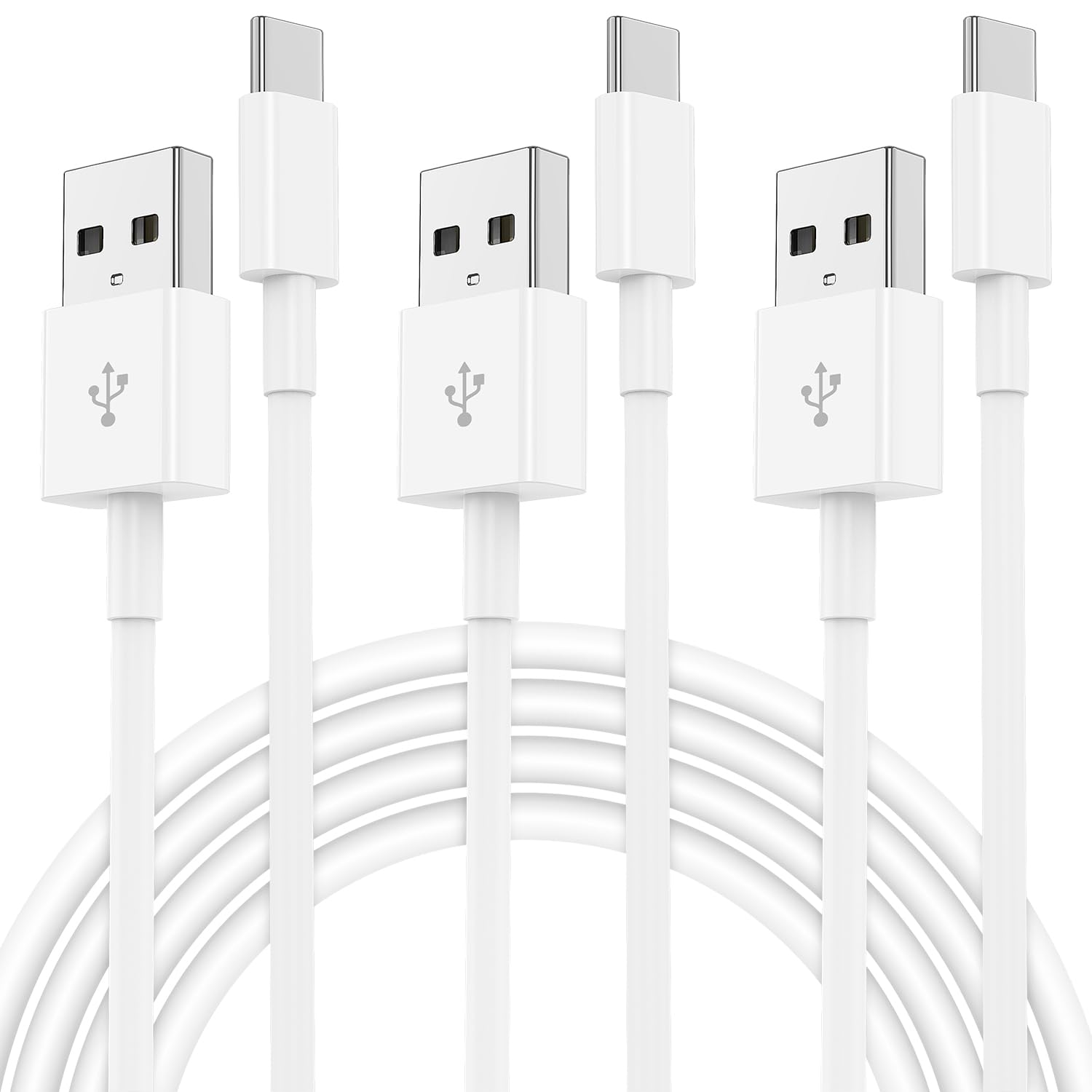 3ft USB A to USB C Car Charger Cable for Apple iPhone 16/16 Pro Max/15 Pro Max/15 Plus/15 Pro & iPad 12.9/11/10th Gen Air 5th/4th Gen/Mini - Fast Charging CarPlay Cord for Road Trips & Daily Commutes