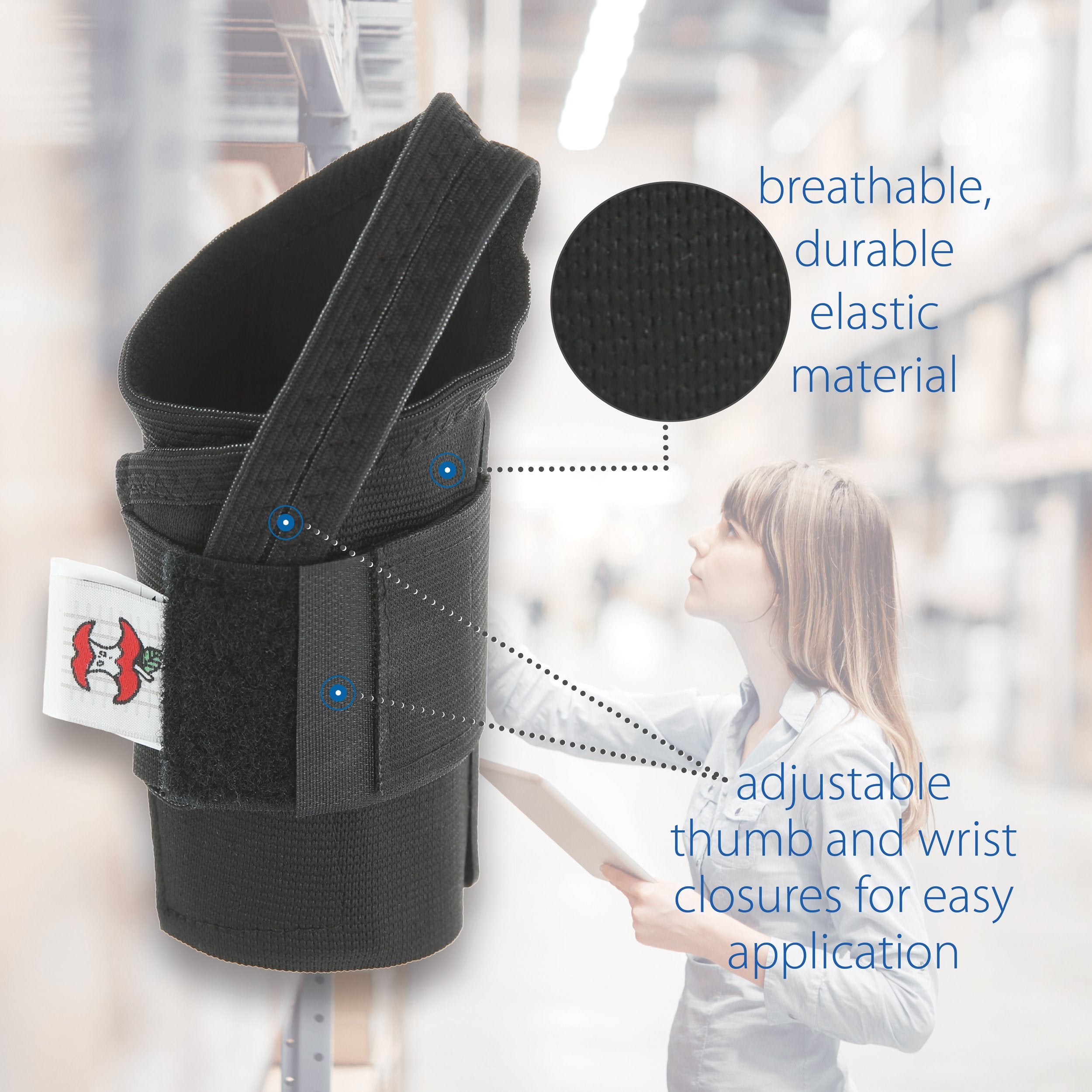 Swede O Reflex Wrist Support Brace - Adjustable Wrist Stabilizer for Carpal Tunnel, Arthritis & Tendonitis Relief - Perfect for Typing, Gaming & Weightlifting Support