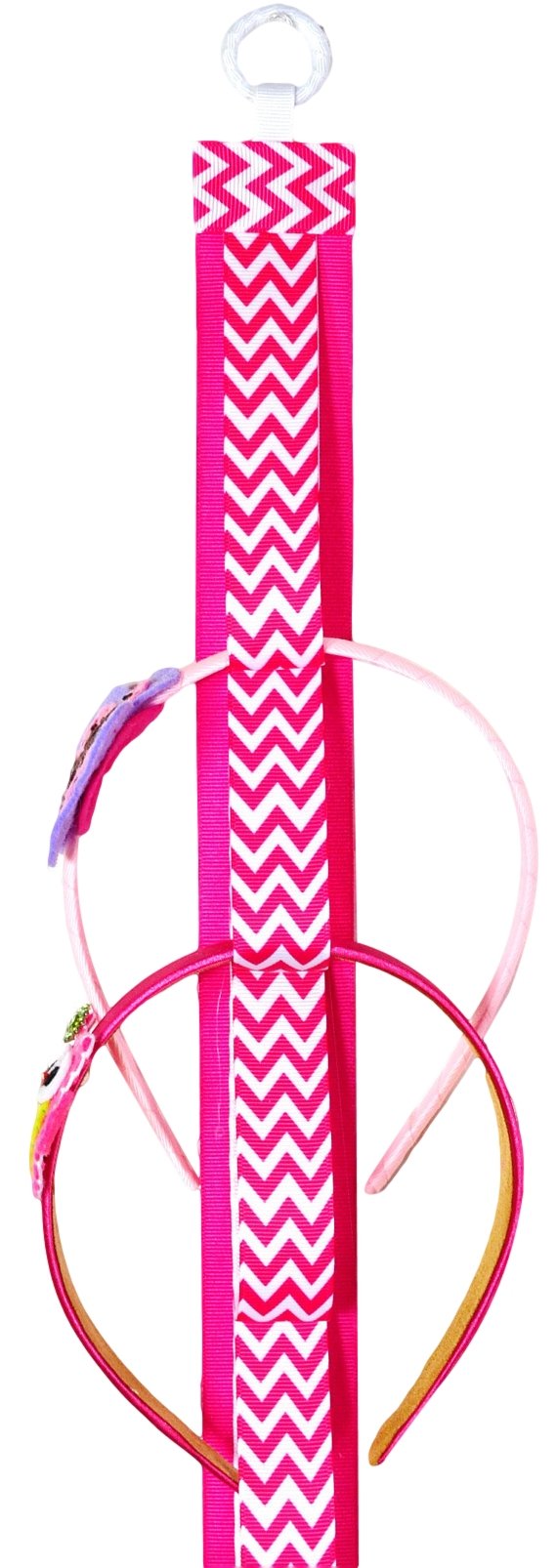 Funny Girl Designs Boutique Handmade Ribbon Headband Holder - Organize Hair Accessories in Style - Perfect for Bedroom, Bathroom & Vanity Decor