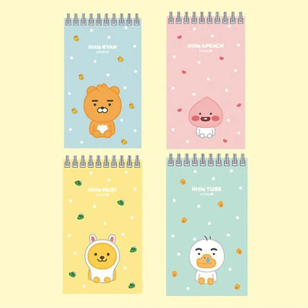 Little Friends Mini Notepad - Cute Pocket-Sized Notebook for Journaling, Memos & Gift Giving - Perfect for School, Office & Travel Organization