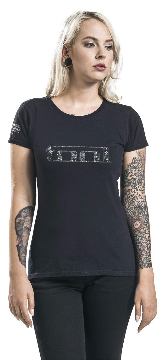 Tool Eyes Logo Junior Top Large Black - Trendy Graphic Tee for Boys & Girls | Perfect for Casual Wear, School, and Everyday Outfits