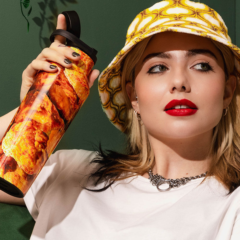 KFC x Corkcicle Sport Canteen - Insulated Stainless Steel Water Bottle for Travel, Gym & Outdoor Activities | Leakproof & Sweatproof Design | Perfect for Sports, Hiking & Daily Use