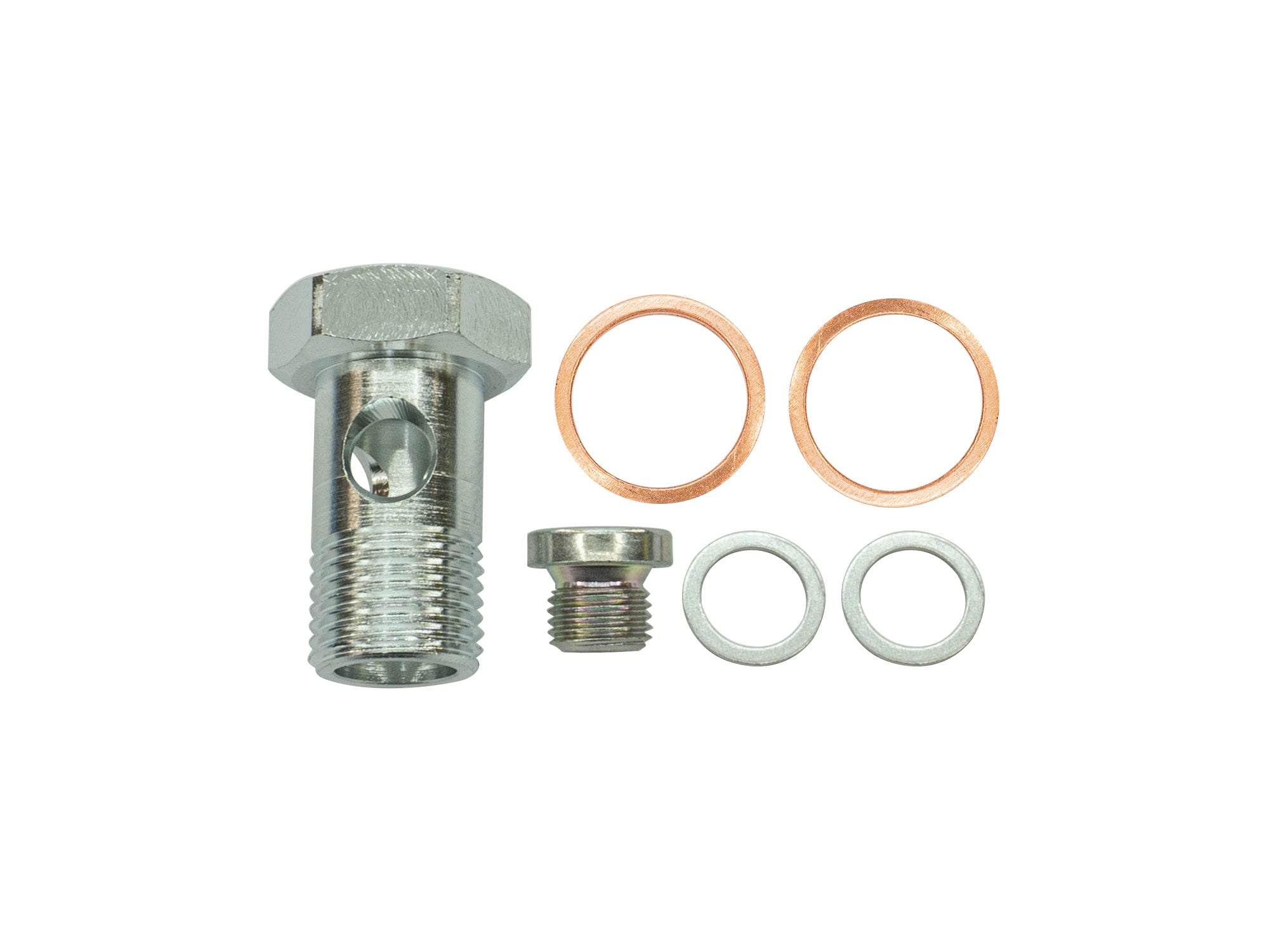 High-Quality Power Steering Banjo Bolt with Sensor Fitting - Compatible with Multiple Car Models - Perfect for Steering System Repairs & Maintenance
