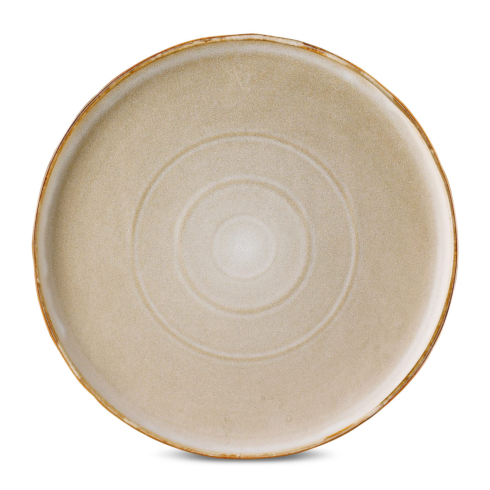 Mercer Project SHOSAI 16-Piece Stoneware Dinnerware Set - Modern Plates & Bowls for 4, Sand-Colored Durable Dishware | Perfect for Family Dinners, Entertaining Guests & Restaurant-Style Dining