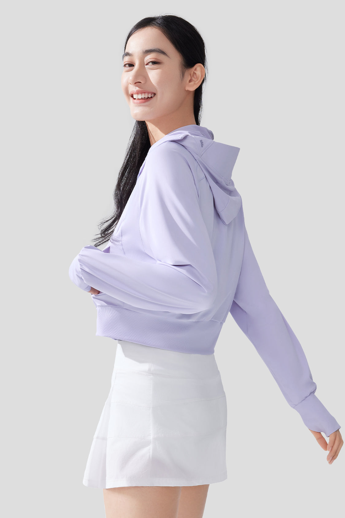 Icesharp Women's UPF50+ Sun Protection Jacket - Lightweight UV Blocking Windbreaker for Outdoor Hiking, Beach & Summer Activities