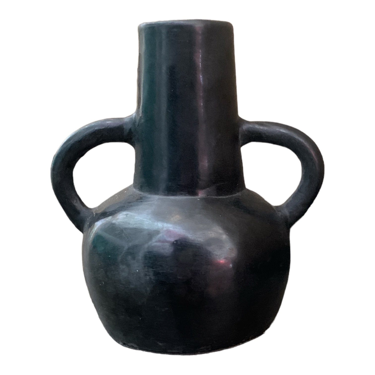 Black Tulip Vase - Elegant Floral Centerpiece for Home Decor, Weddings & Special Occasions | Handcrafted Ceramic Flower Vase
