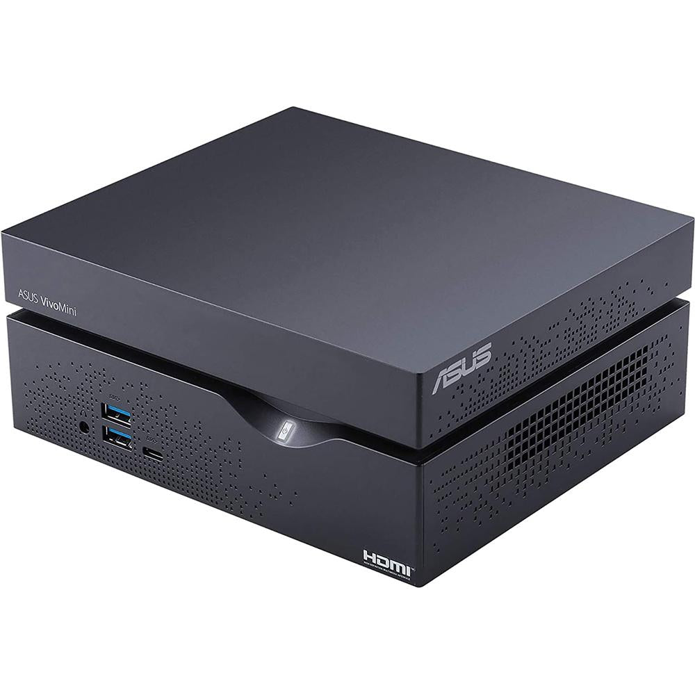 ASUS VC66 C2B5012ZN Mini Desktop PC - Intel Core i5, 8GB RAM, 256GB SSD, Windows 10 Home, Compact Black Computer for Home & Office Use | Perfect for Workstations, Digital Signage & Home Theater PCs