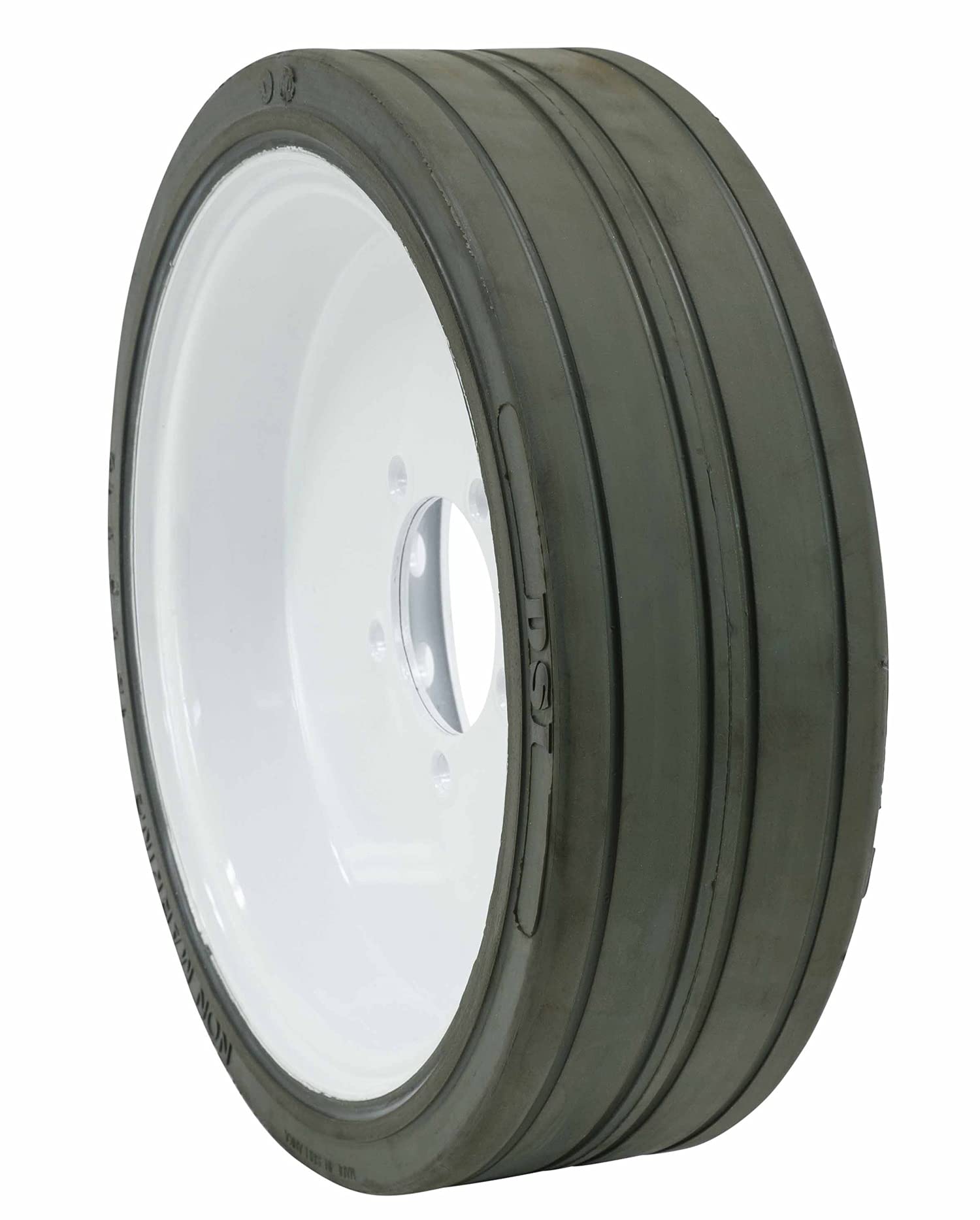 Mytee Products (2 Pack) 16x5x12 SkyJack Scissor Lift Tires with Brake - Compatible with Models SJIII3220, SJIII3226, SJIII4620, SJIII4626, SJIII4632 - Non-Marking Wheel Assembly for Warehouse & Construction Equipment Maintenance