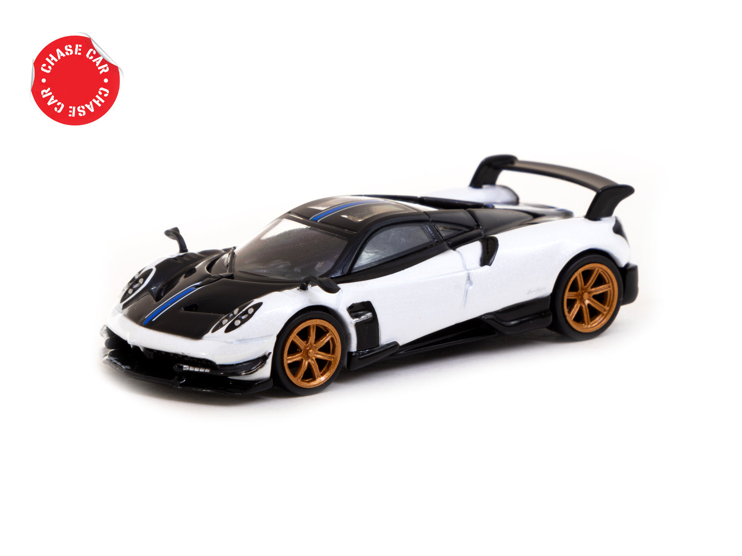 Tarmac Works 1/64 Pagani Huayra BC Bianco Benny Diecast Model Car - Premium Collectible for Car Enthusiasts & Display for Home/Office Decor