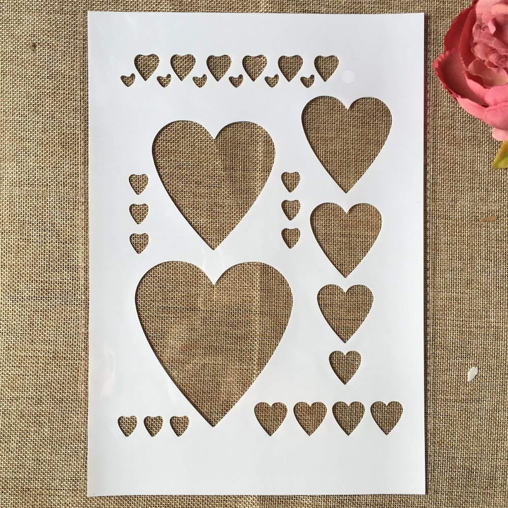 A4 29cm Reusable Geometric Circle Stencils for Painting - DIY Art, Craft Projects & Home Decor - Perfect for Wall Murals, Scrapbooking, and Canvas Art