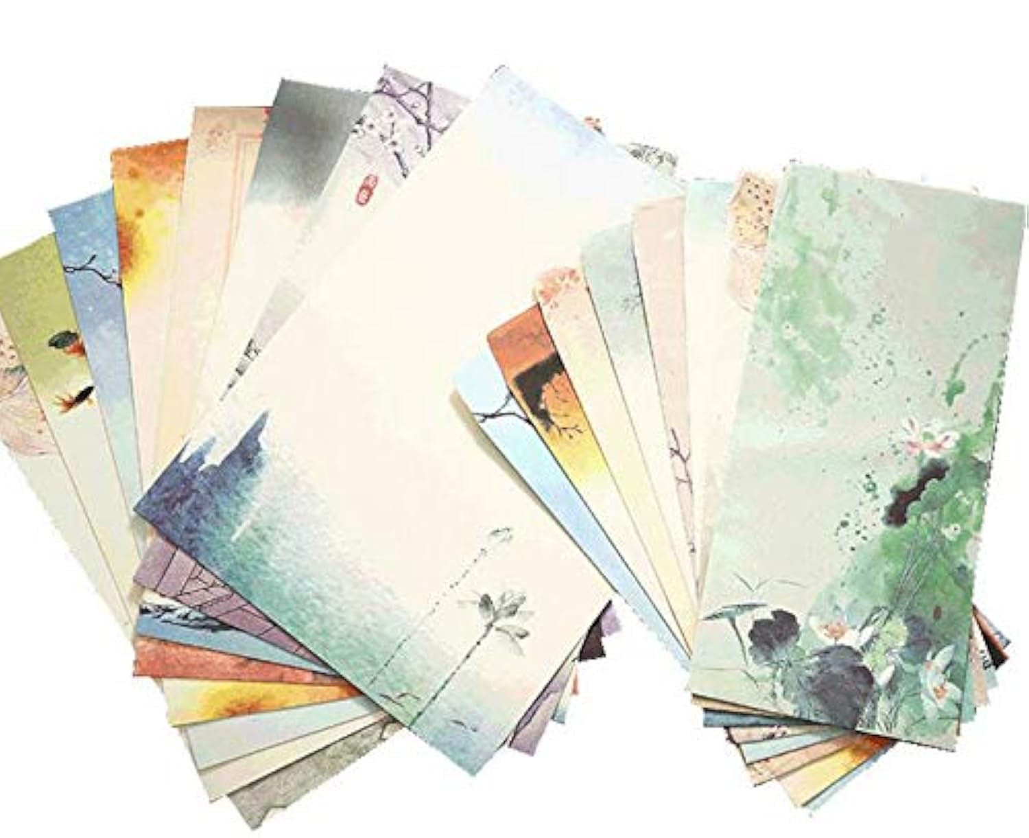 Vintage A4 Stationery Paper and Envelopes Set - 32 Sheets Writing Paper & 12 Envelopes - Old Fashioned Letter Paper for Handwritten Notes, Calligraphy, and Printer Use - Perfect for Wedding Invitations, Thank You Cards, and Business Correspondence
