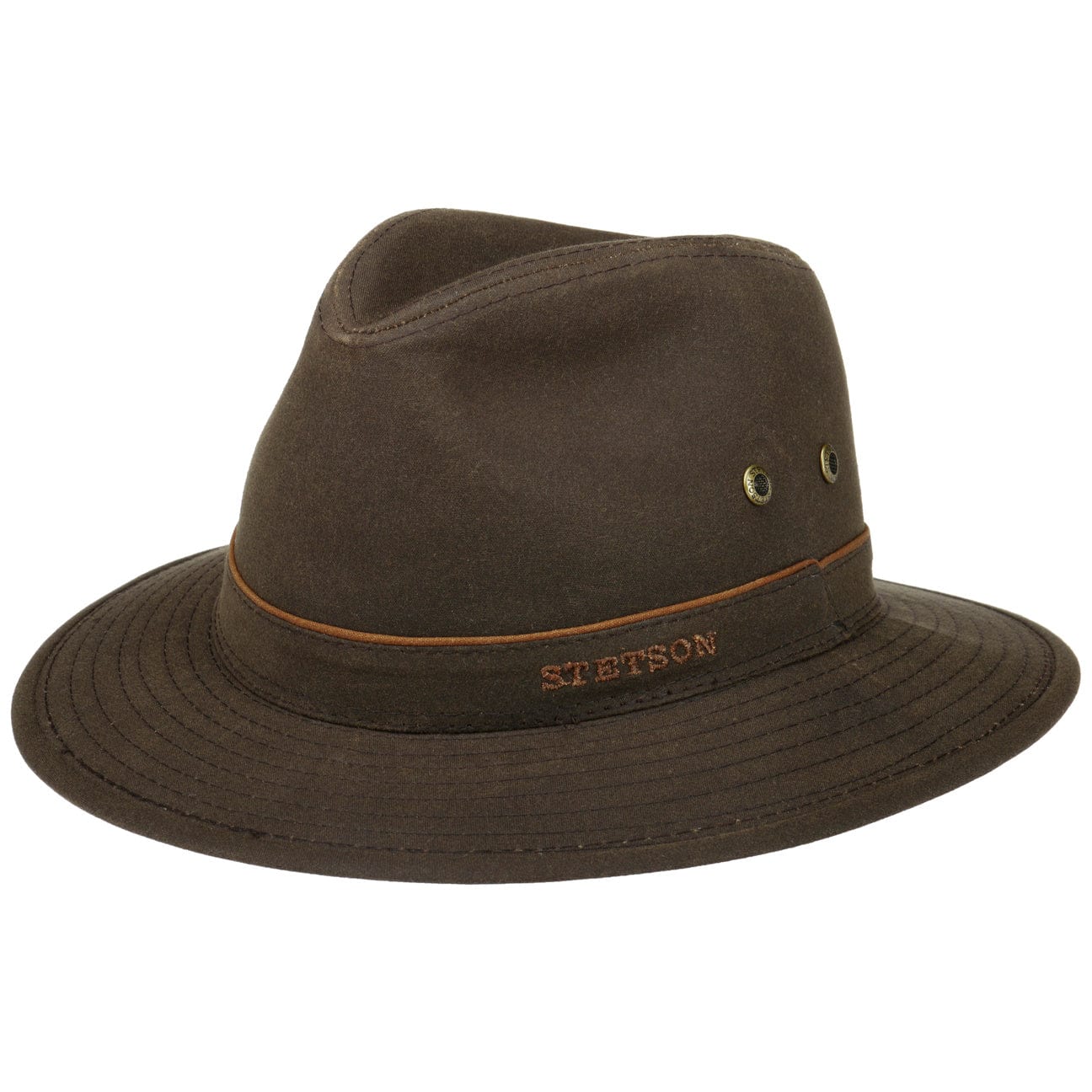 Stetson Avasun Waxed Cotton Traveler Hat - Waterproof & Durable for Outdoor Adventures, Hiking, and Travel