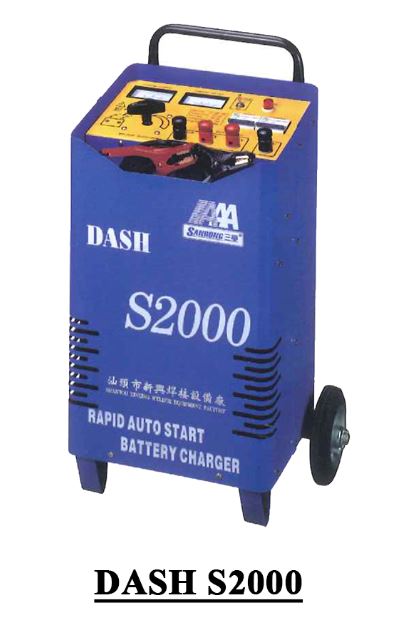 DASH S2000 415V Rapid Auto Start Battery Charger - Fast Charging for Cars, Trucks & Boats - Perfect for Emergency Jump Starts & Long-Term Maintenance