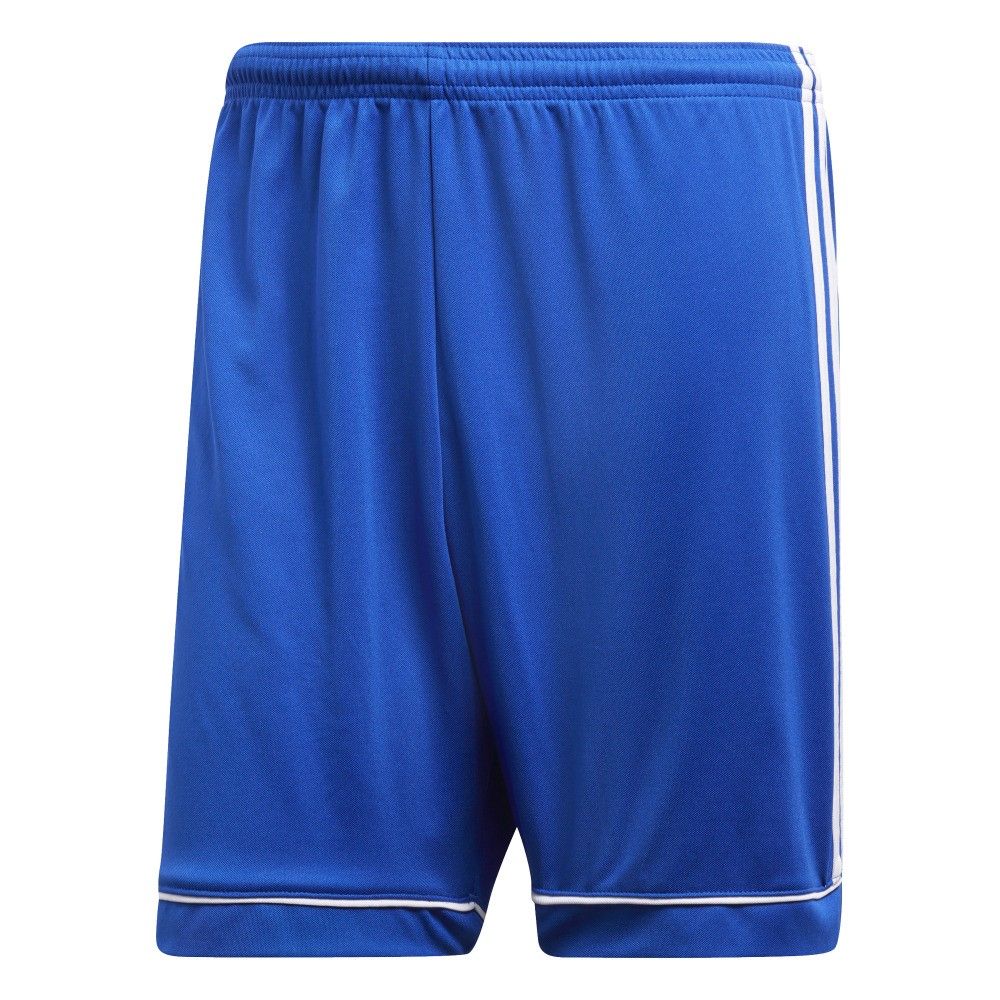 Adidas Youth Squadra 17 Soccer Shorts - Blue & White Athletic Shorts for Boys - Perfect for Training, Games & Casual Wear