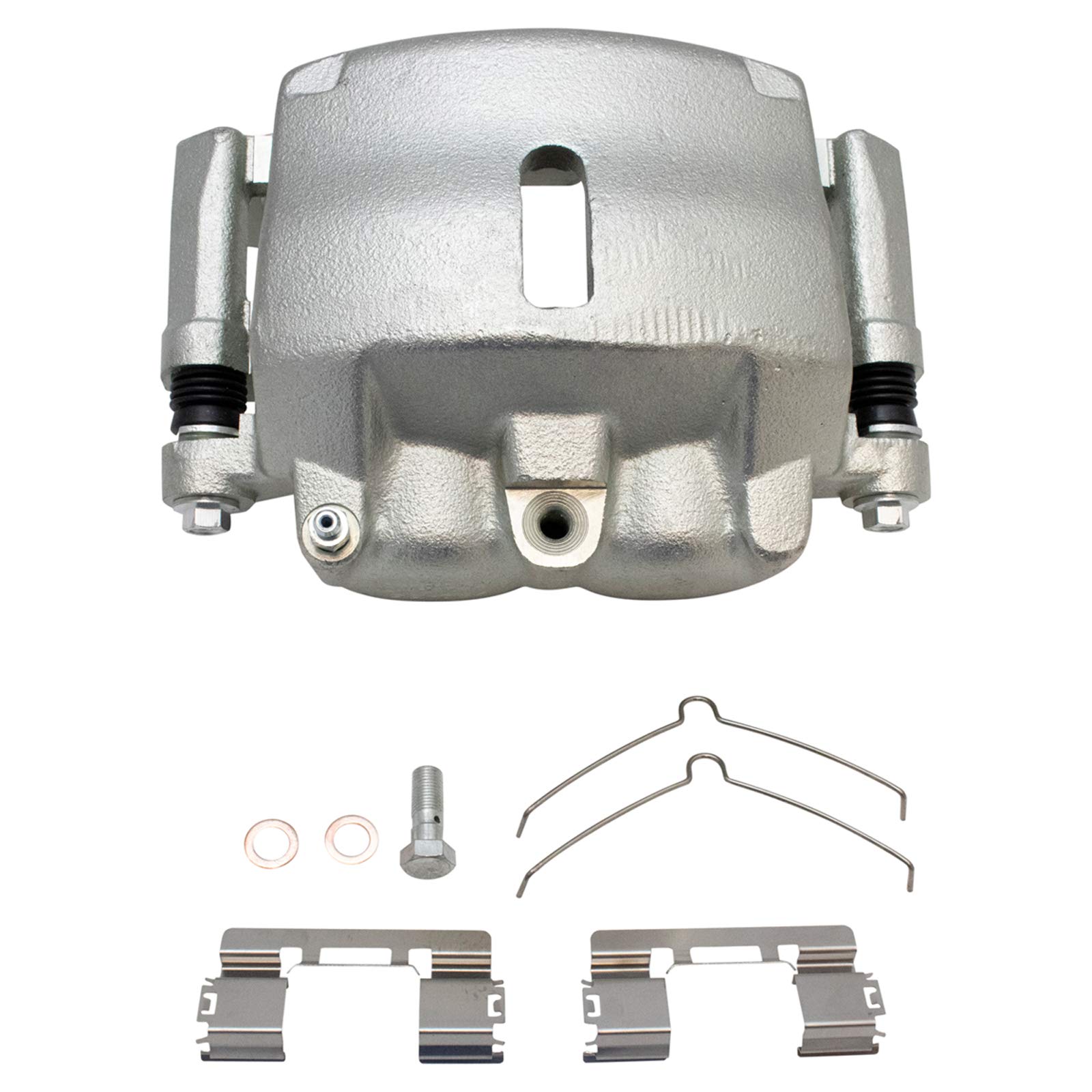 TRQ Front Brake Pad & Rotor Kit - Ceramic Vented Brake Pads & Rotors - Compatible with 2005-2008 Ford F-150 & 2006-2008 Lincoln Mark LT - Perfect for Daily Driving, Towing & Off-Road Use