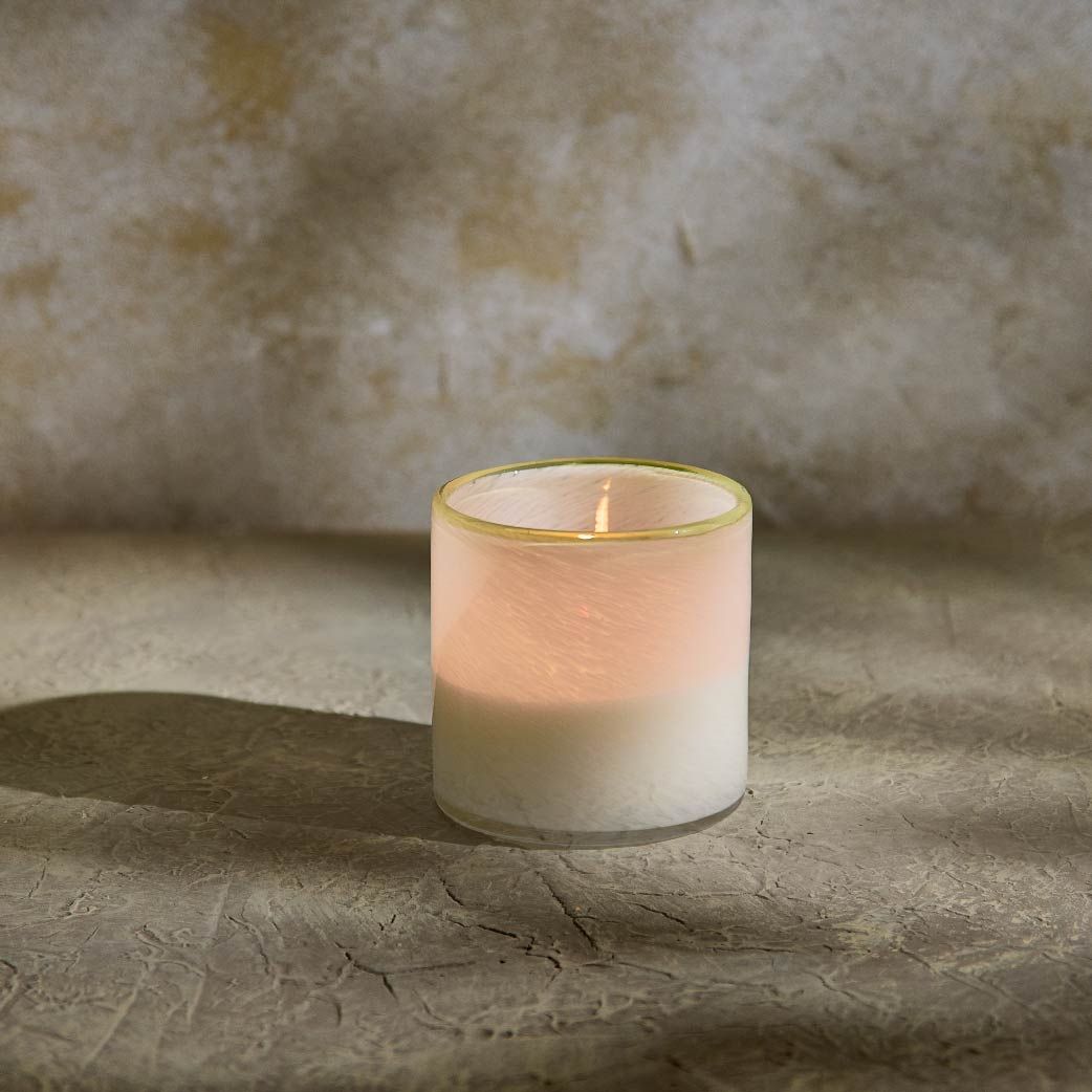 Feu de Bois Scented Candle - Premium Wood Fire Aroma Soy Wax Candle for Home, Relaxation & Romantic Ambiance