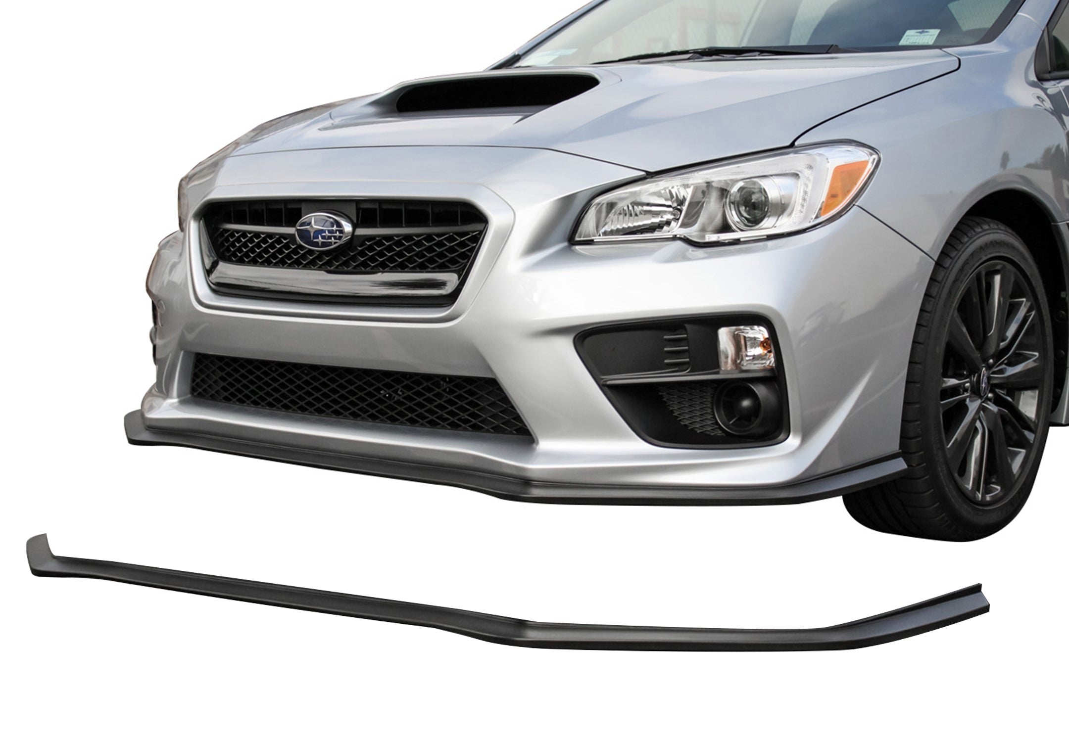 2015-2017 Subaru WRX & WRX STI Front Bumper Lip Splitter Spoiler - KB23001 | Carbon Fiber Style | Aggressive Look | Track & Street Performance Upgrade