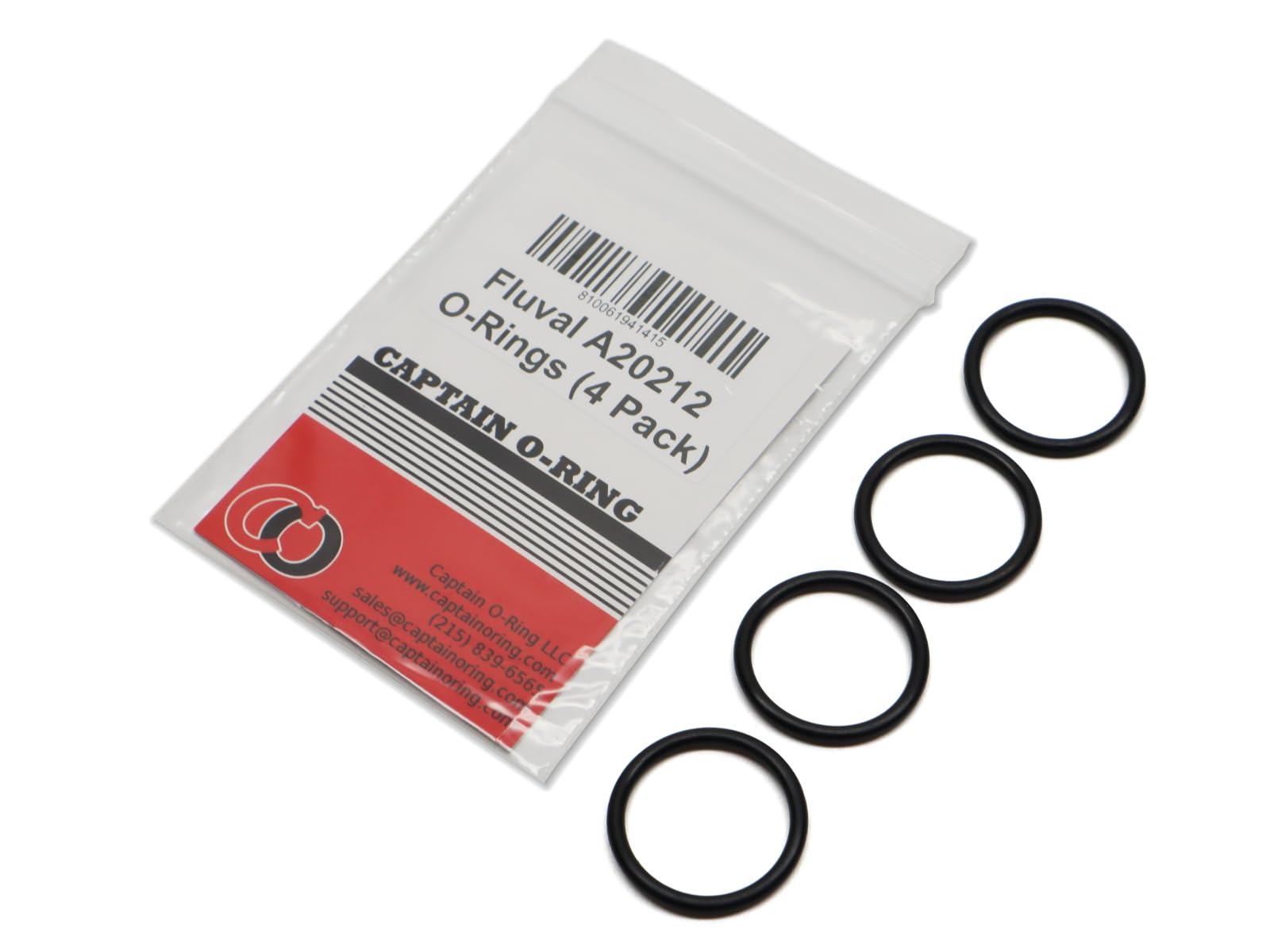 Fluval FX4 FX5 FX6 Aquarium Filter O-Rings - 4 Pack for Top Cover Replacement