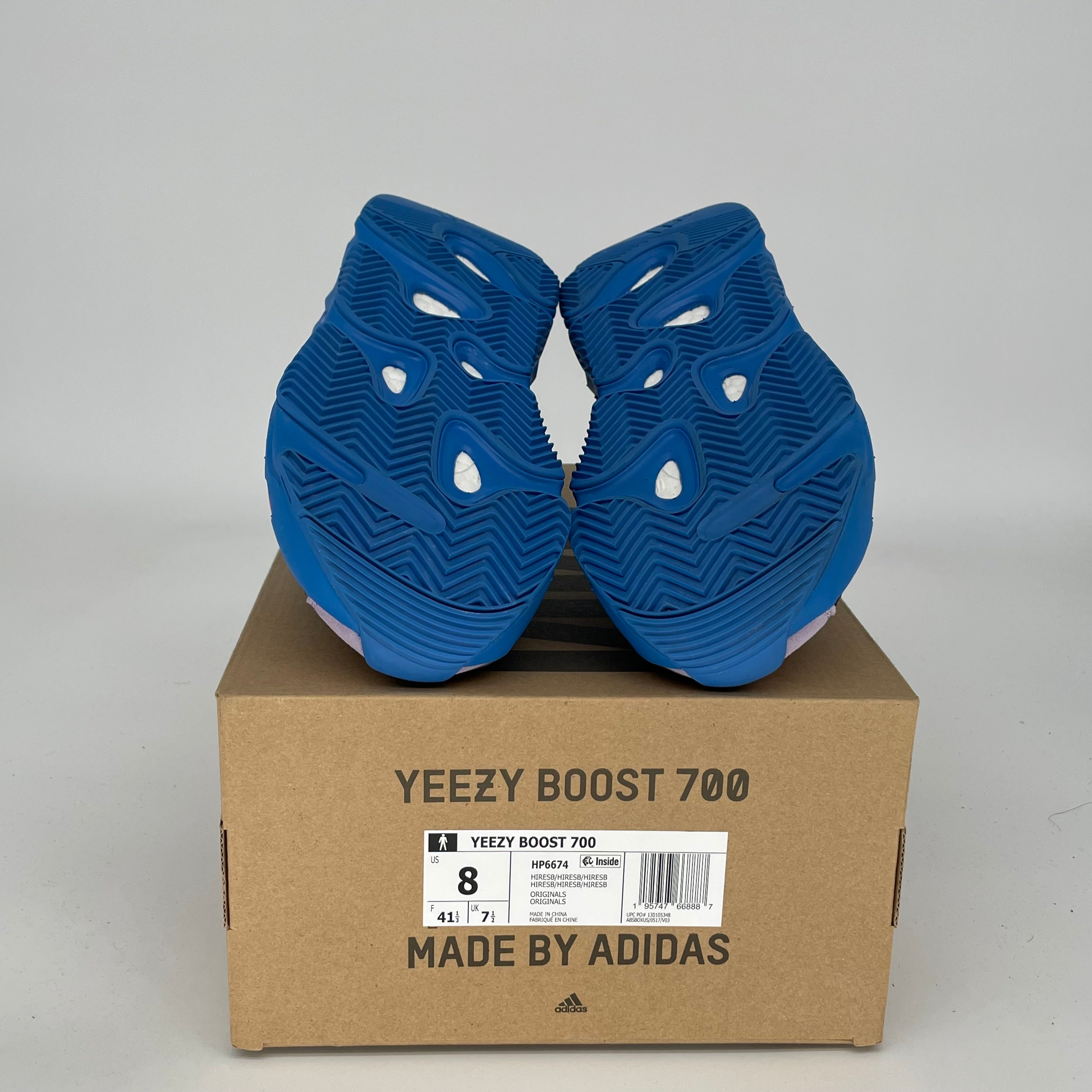 Adidas Yeezy 700 Hi-Res Blue Men's Sneakers Size 8 | HP6674 | Running, Casual & Streetwear Fashion