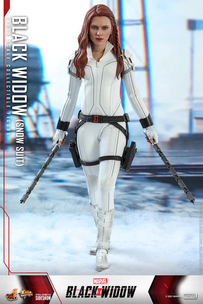 Hot Toys Marvel Comics Black Widow (Snow Suit Version) 1/6 Scale Collectible Action Figure - Perfect for Display, Collection, and Marvel Fans Gift
