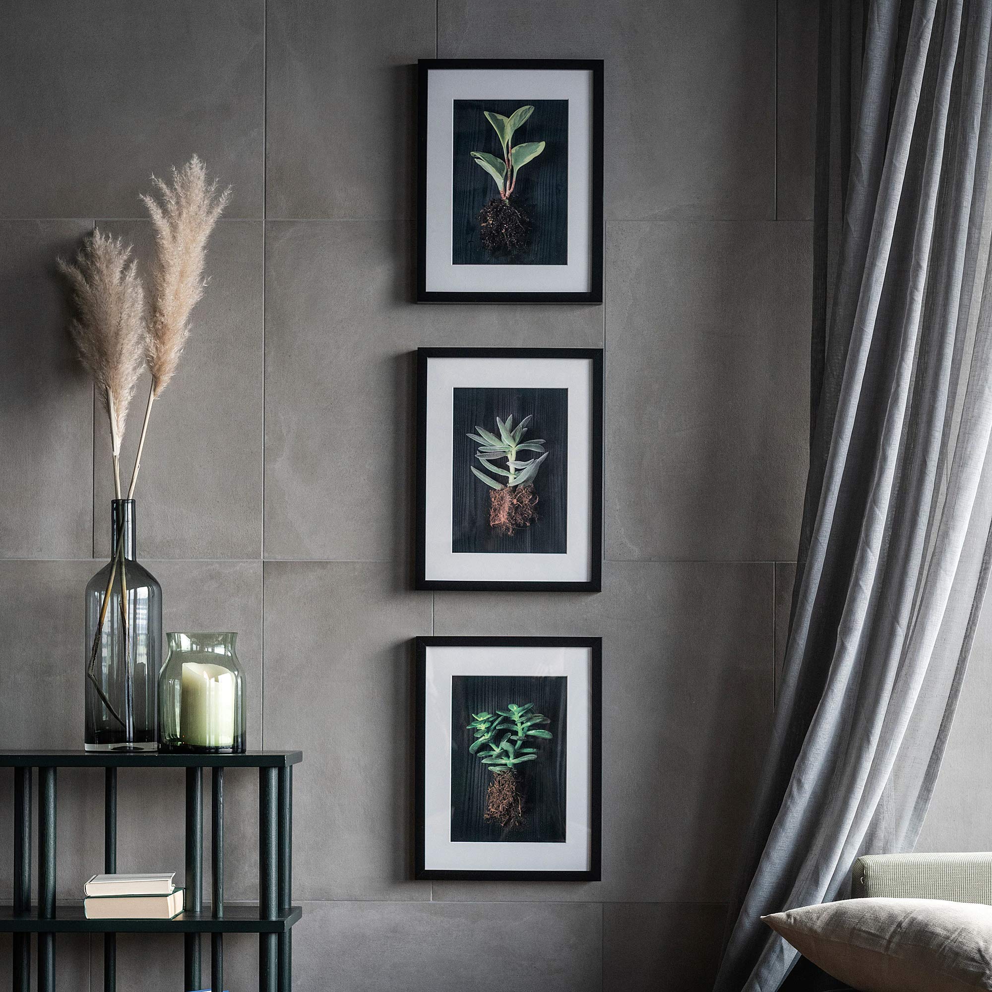 IKEA Ribba Black Picture Frame 12x16 Inches - Wall Art Display for Home, Office & Gallery Decor