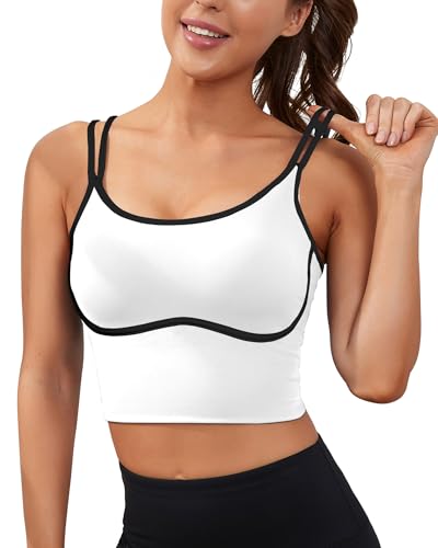 White Sports Bras