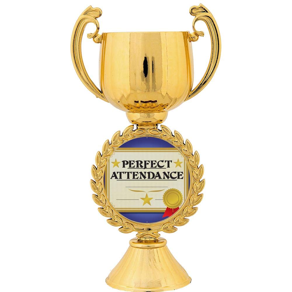 Personalized Perfect Attendance Trophy - 7.25