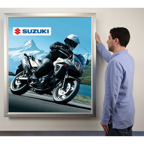 12x20 Picture Frame - Super Wide Face Metal Poster Display for Wall Art, Photos & Posters | Perfect for Home, Office & Gallery Decor