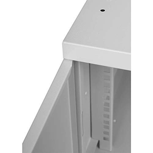 19U Heavy Duty Steel Server Rack Cabinet - 19 Inch Network Equipment Rack with Tempered Glass Door (450mm Depth) - Compatible with Rack Shelves & Rails - Perfect for Data Centers, Server Rooms & Network Closets