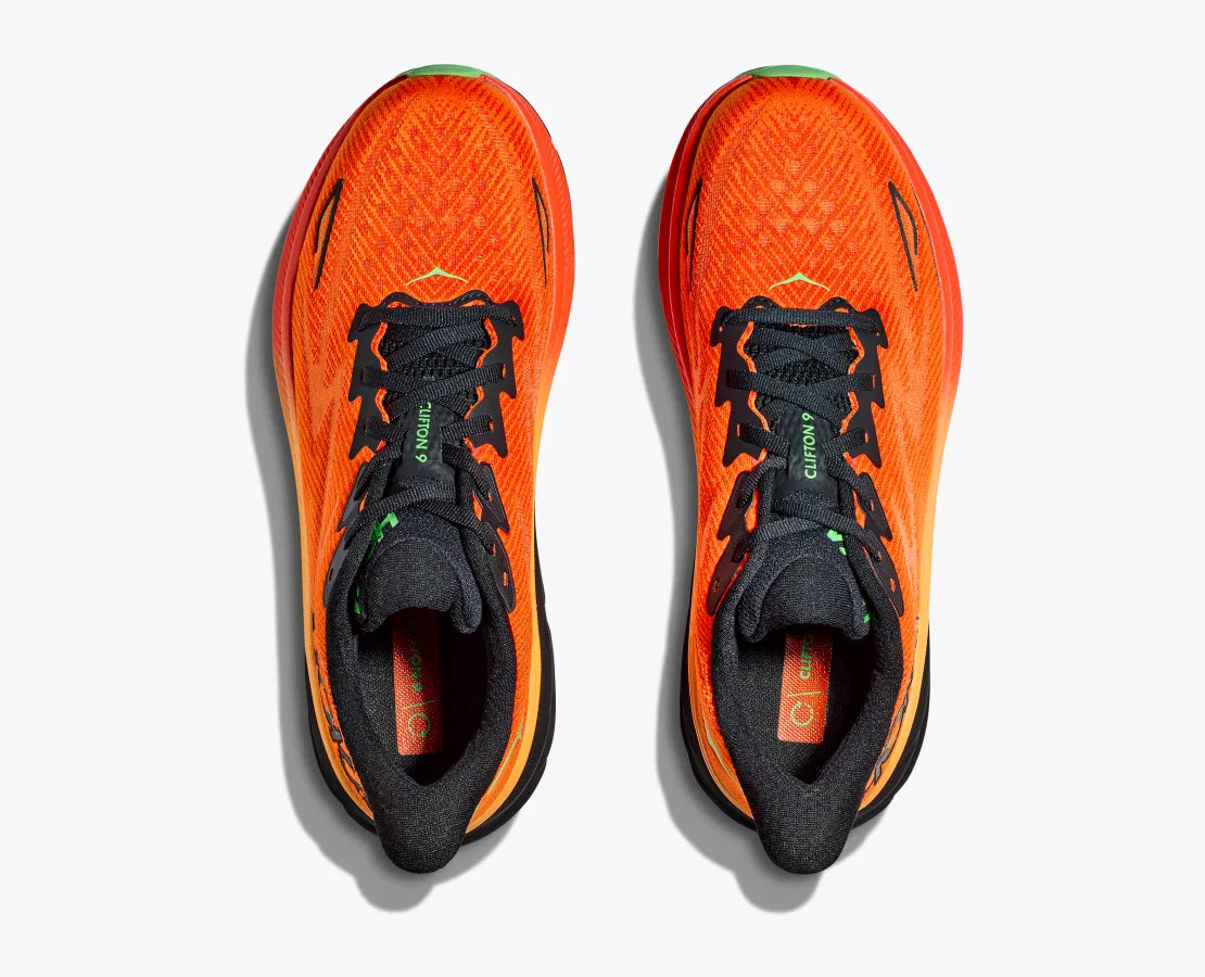 HOKA ONE ONE Clifton 9 Running Shoes for Men - Lightweight Cushioned Road Running Sneakers - Perfect for Marathon Training, Jogging & Daily Wear