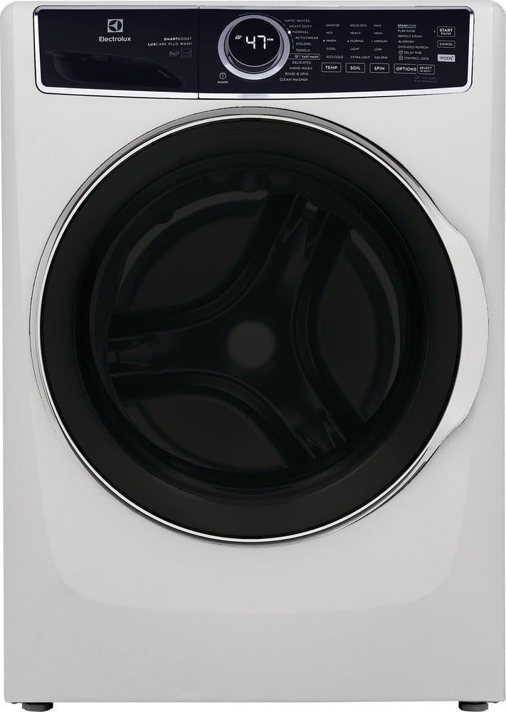 Electrolux ELFW7637AW 5.2 Cu. Ft. White Front Load Steam Washer - Perfect for Large Families & Energy-Efficient Laundry Rooms