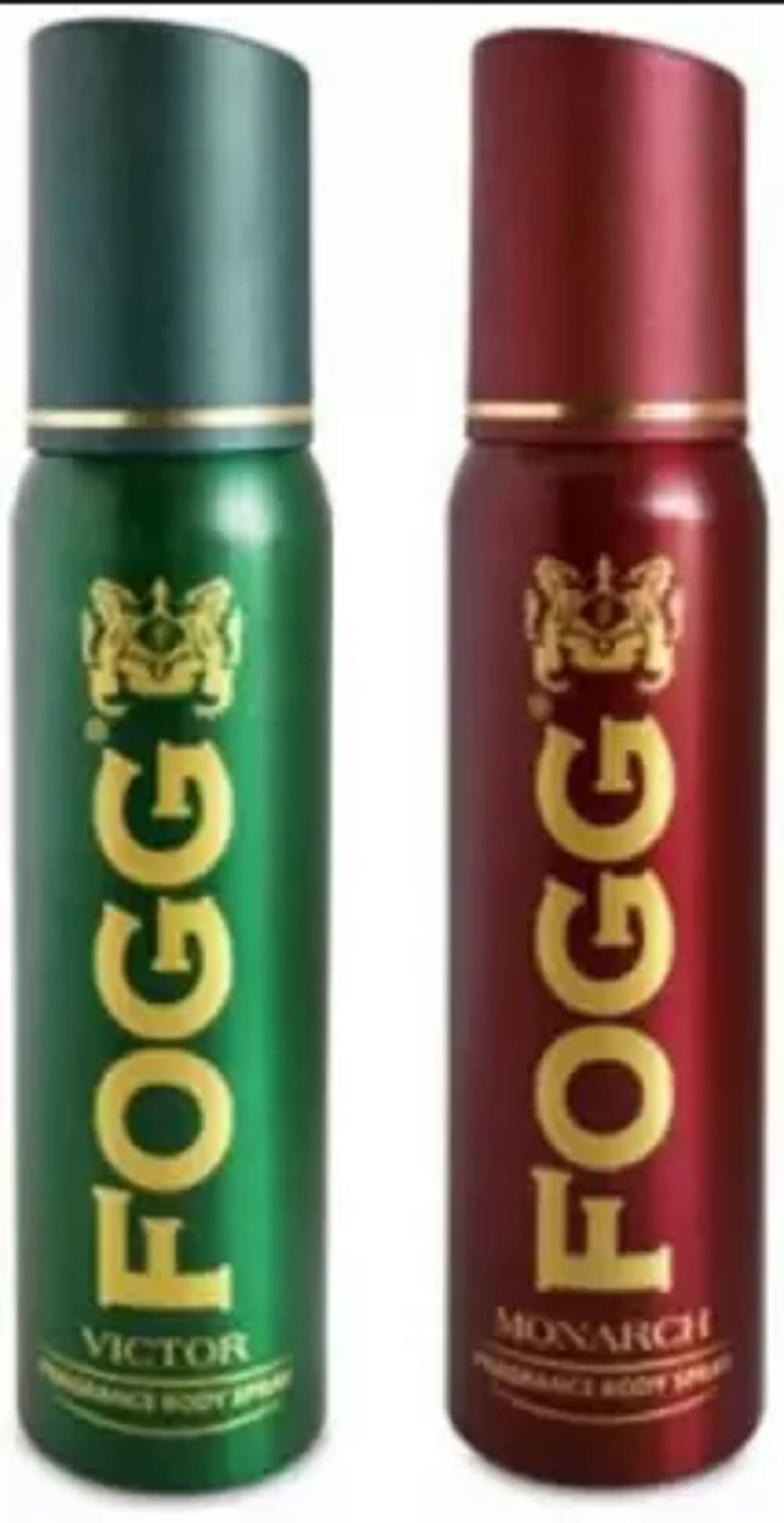 FOGG Victor and Monarch Body Spray for Men & Women - 240ml (Pack of 2) | Long Lasting Fragrance for Daily Use, Gym, Office & Outdoor Activities