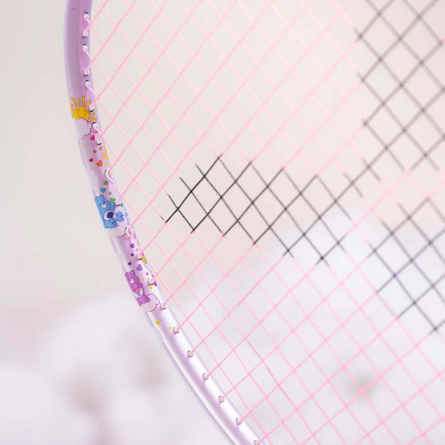 Victor x Care Bears Badminton Racket JS CBC I (Pink) - Premium Badminton Racket for Kids & Beginners - Perfect for Backyard Games, School PE, and Family Fun Activities